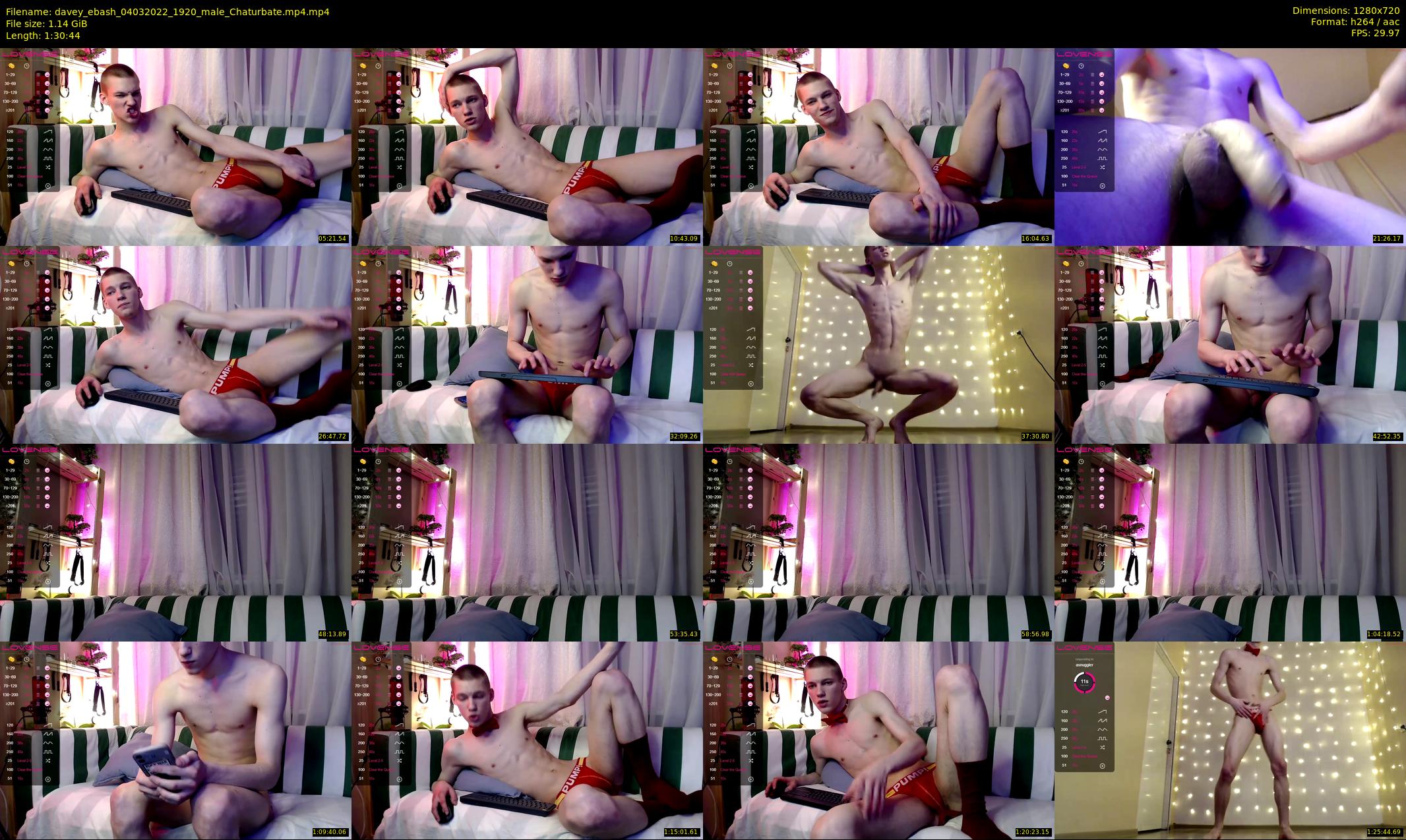 davey_ebash — 91 minute Chaturbate male cam show recording, 720p, Mar 4, 2022
