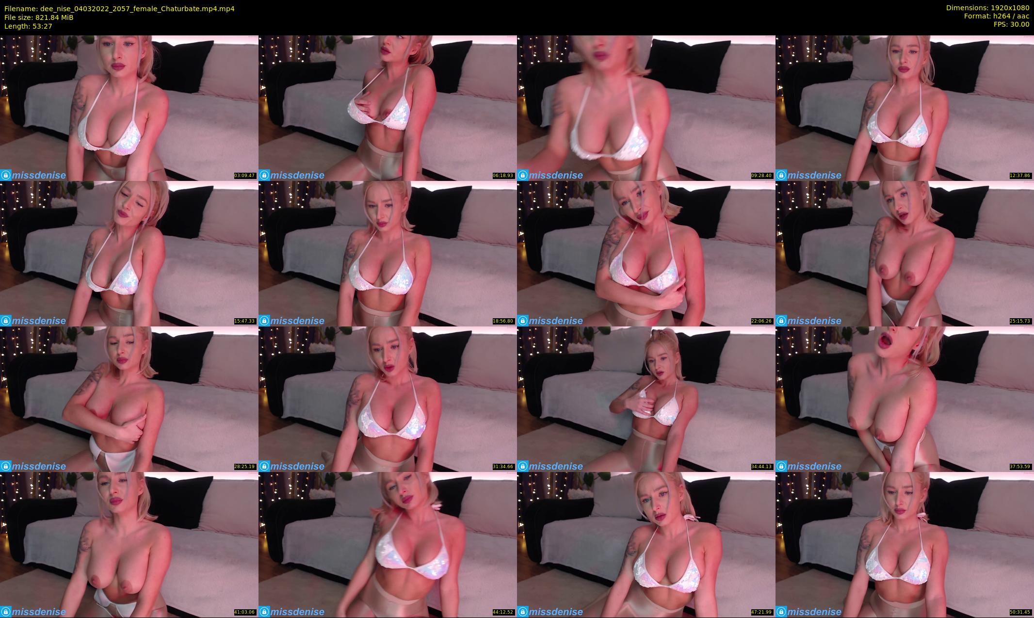 dee_nise — 54 minute Chaturbate female cam show recording, 1080p, Mar 4, 2022