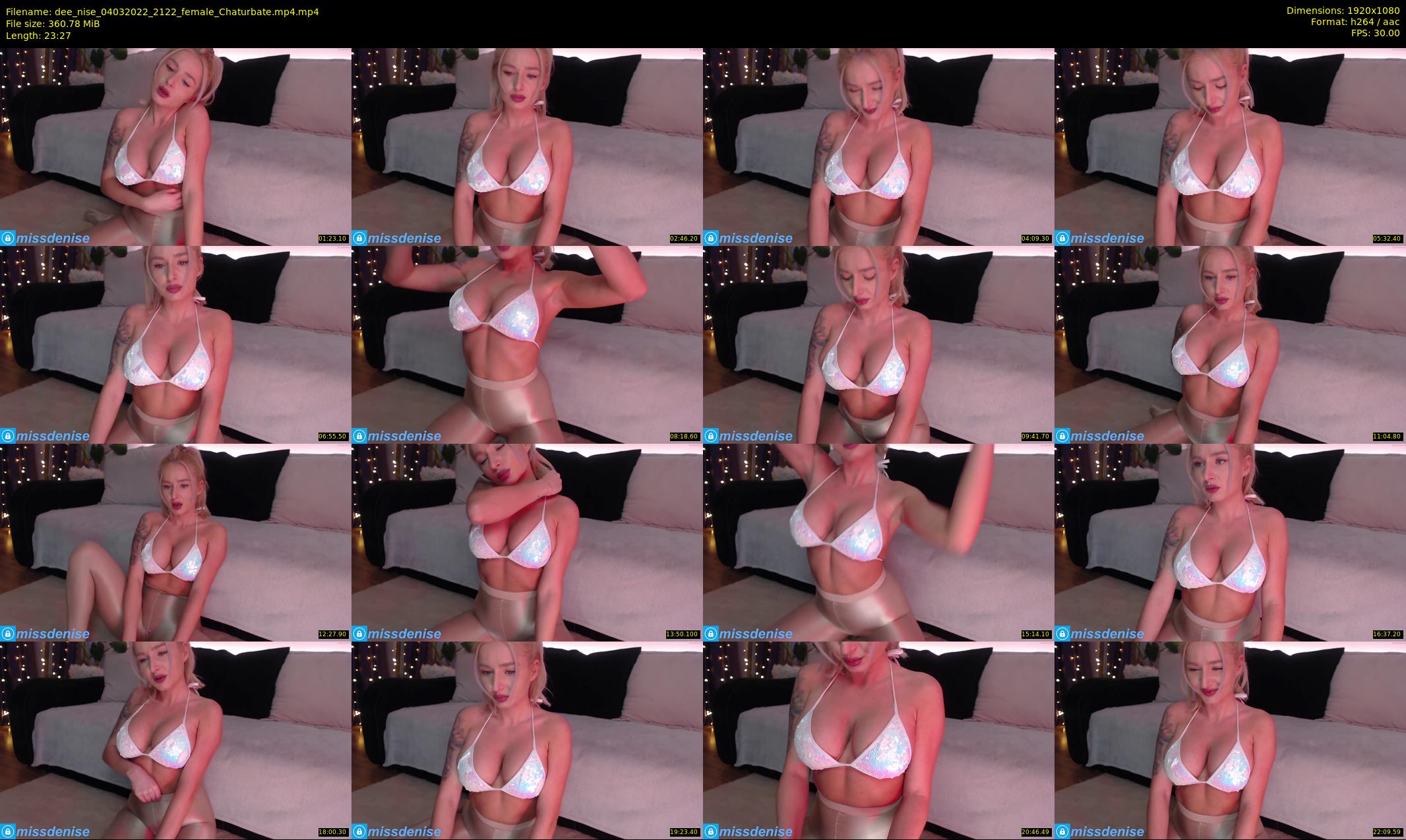 dee_nise — 24 minute Chaturbate female cam show recording, 1080p, Mar 4, 2022
