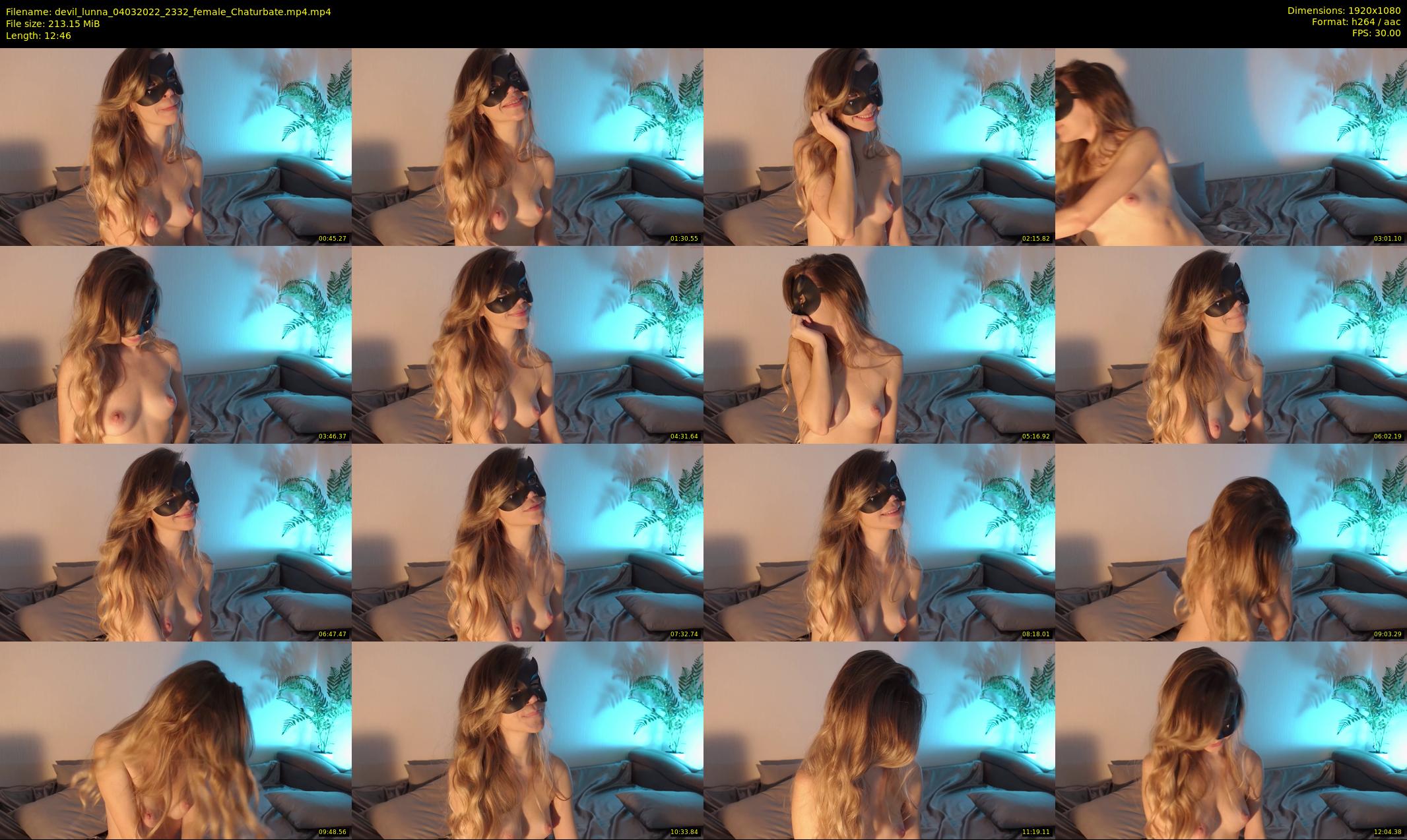 devil_lunna — 13 minute Chaturbate female cam show recording, 1080p, Mar 4, 2022
