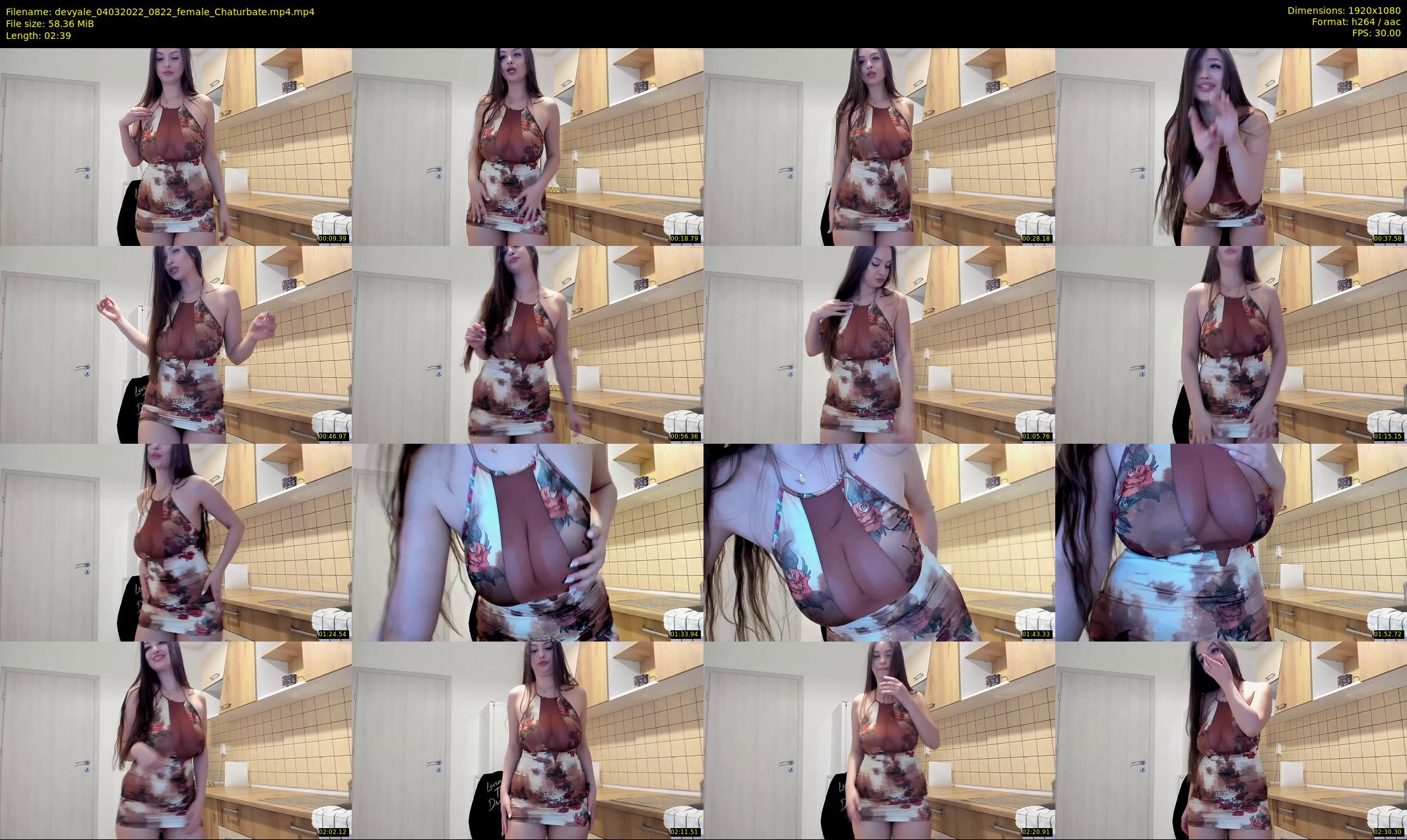 devyale — 3 minute Chaturbate female cam show recording, 1080p, Mar 4, 2022