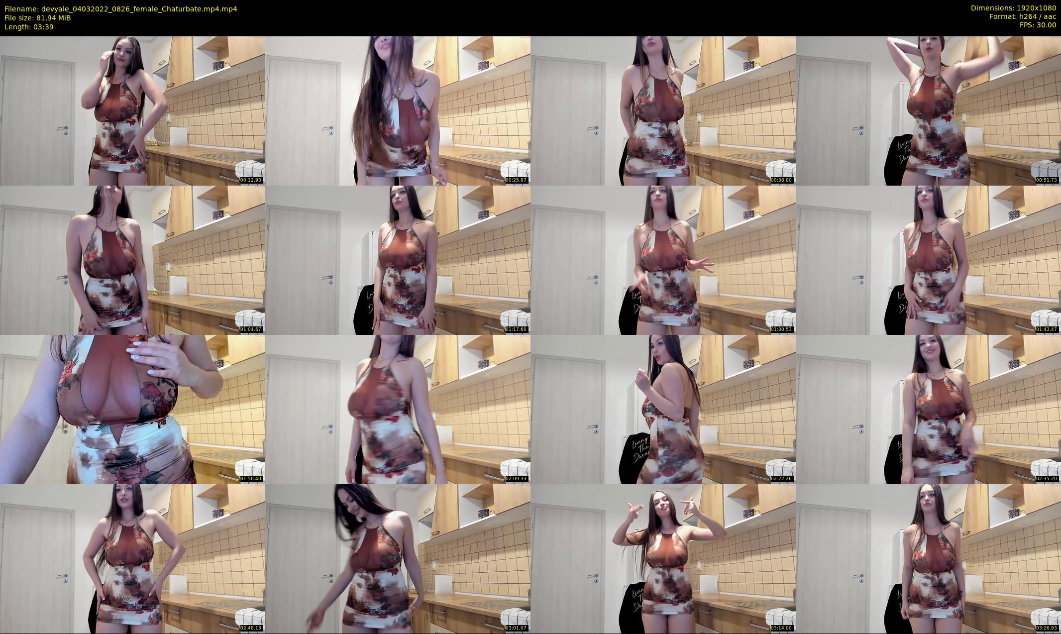 devyale — 4 minute Chaturbate female cam show recording, 1080p, Mar 4, 2022