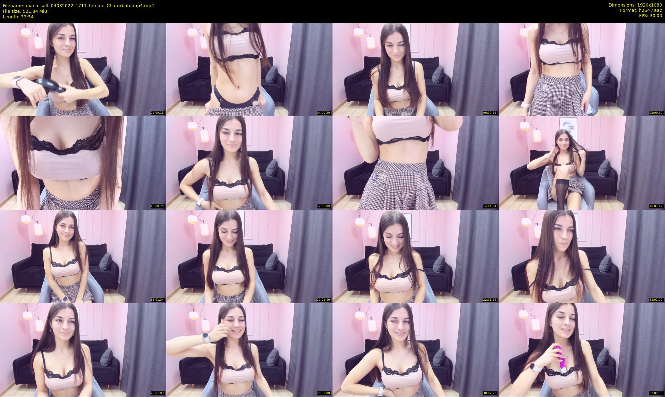 diana_soft — 34 minute Chaturbate female cam show recording, 1080p, Mar 4, 2022
