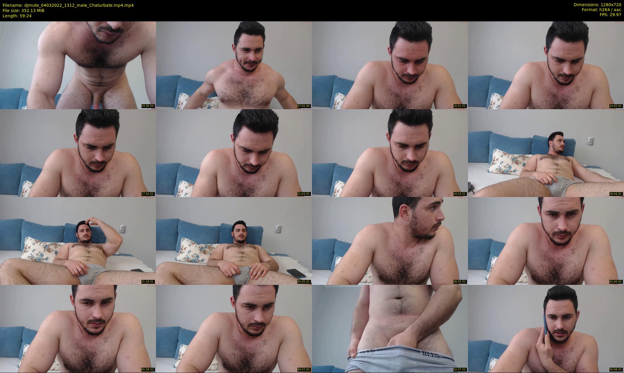 djmute — 60 minute Chaturbate male cam show recording, 720p, Mar 4, 2022