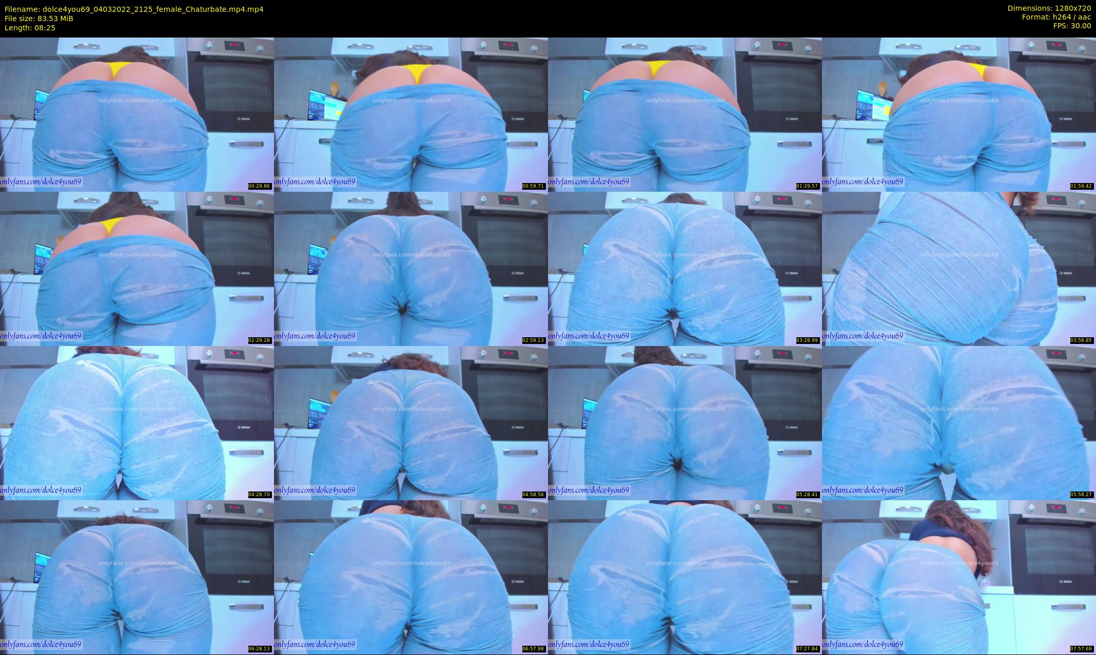 dolce4you69 — 9 minute Chaturbate female cam show recording, 720p, Mar 4, 2022