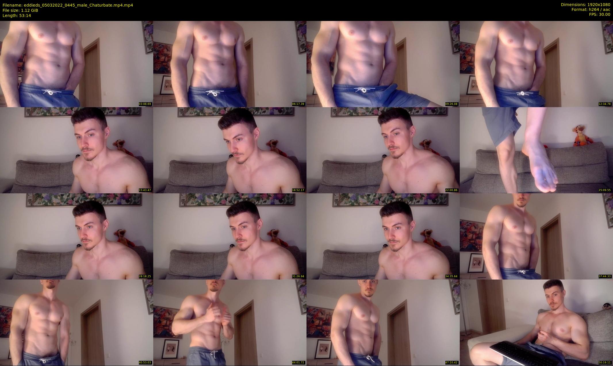 eddieds — 54 minute Chaturbate male cam show recording, 1080p, Mar 5, 2022
