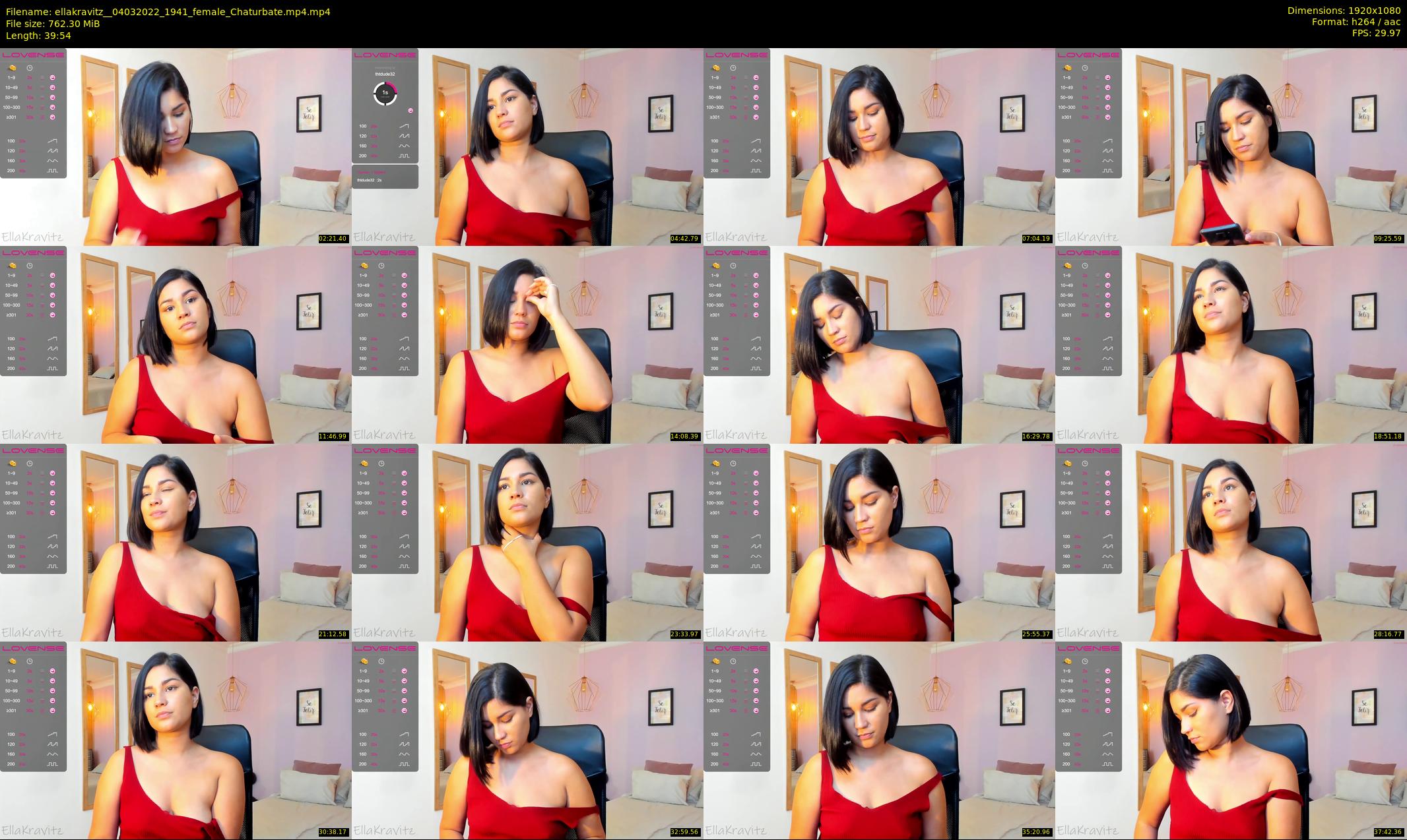ellakravitz_ — 40 minute Chaturbate female cam show recording, 1080p, Mar 4, 2022