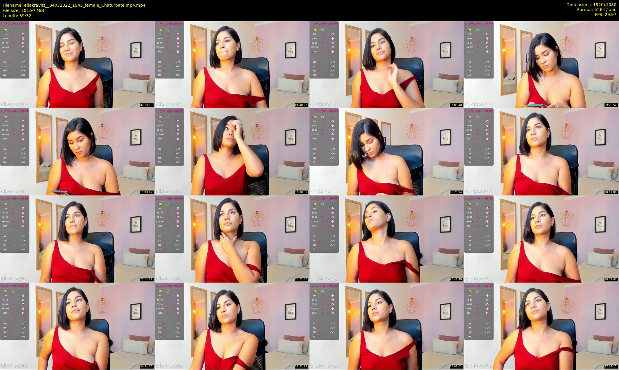 ellakravitz_ — 40 minute Chaturbate female cam show recording, 1080p, Mar 4, 2022