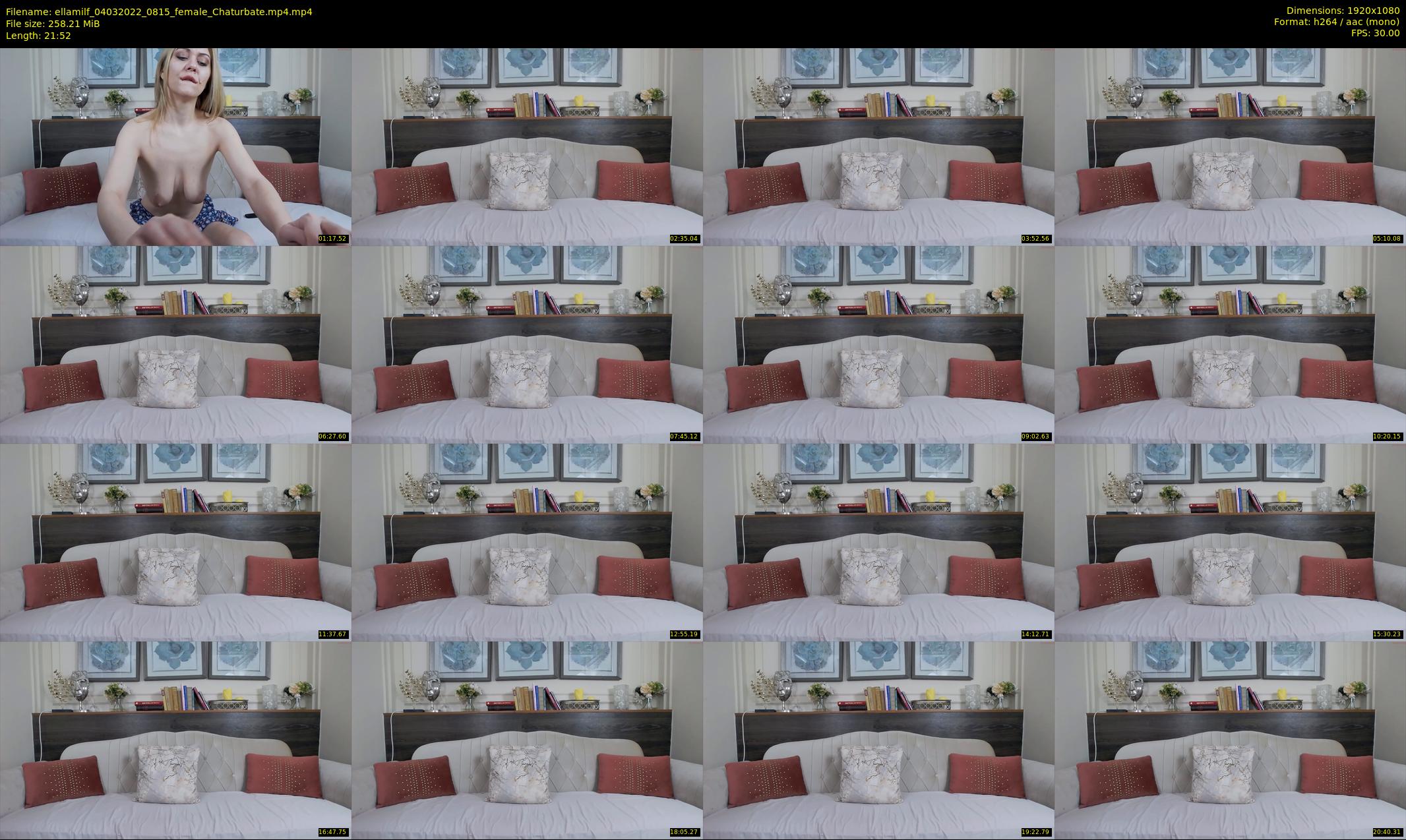ellamilf — 22 minute Chaturbate female cam show recording, 1080p, Mar 4, 2022