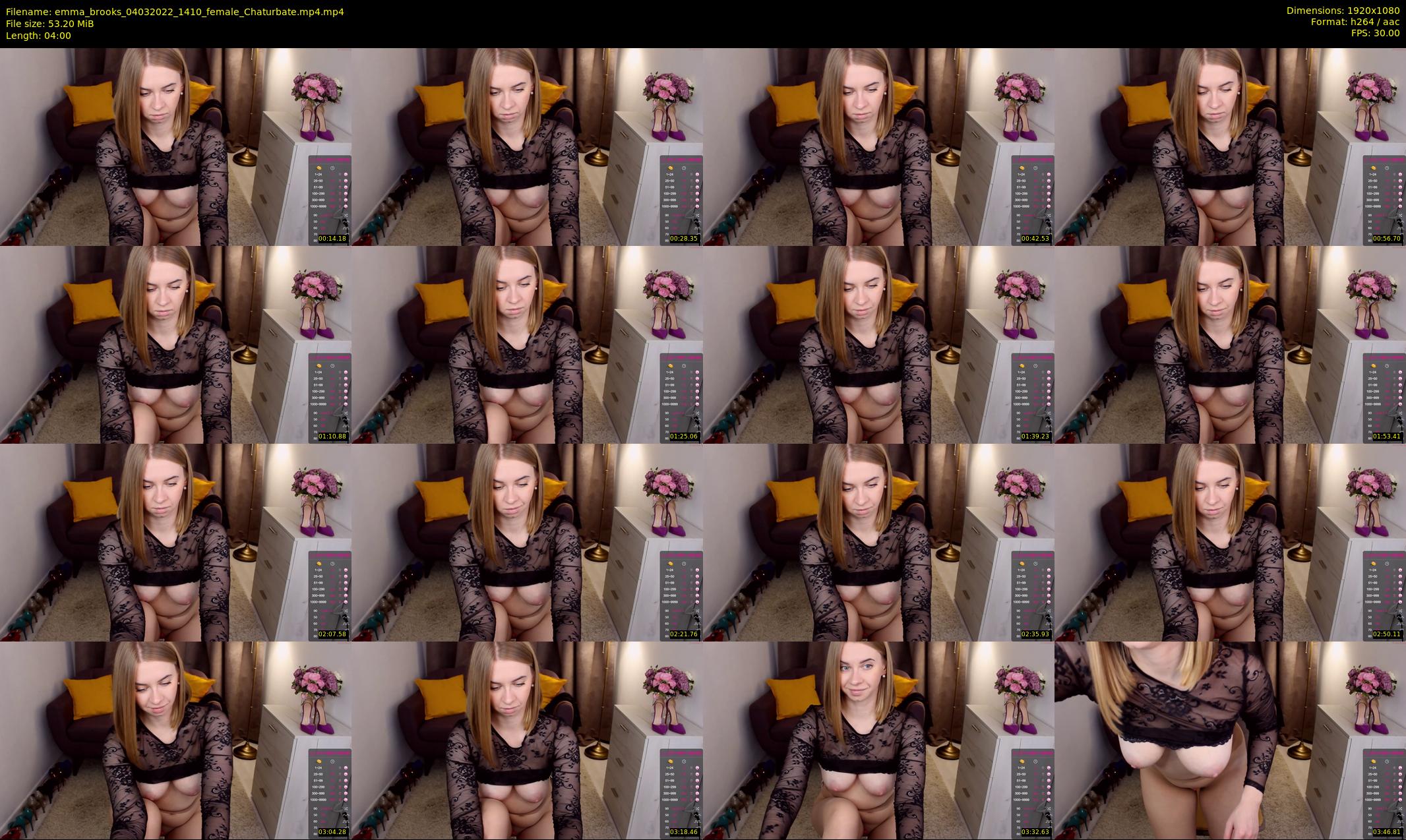 emma_brooks — 4 minute Chaturbate female cam show recording, 1080p, Mar 4, 2022