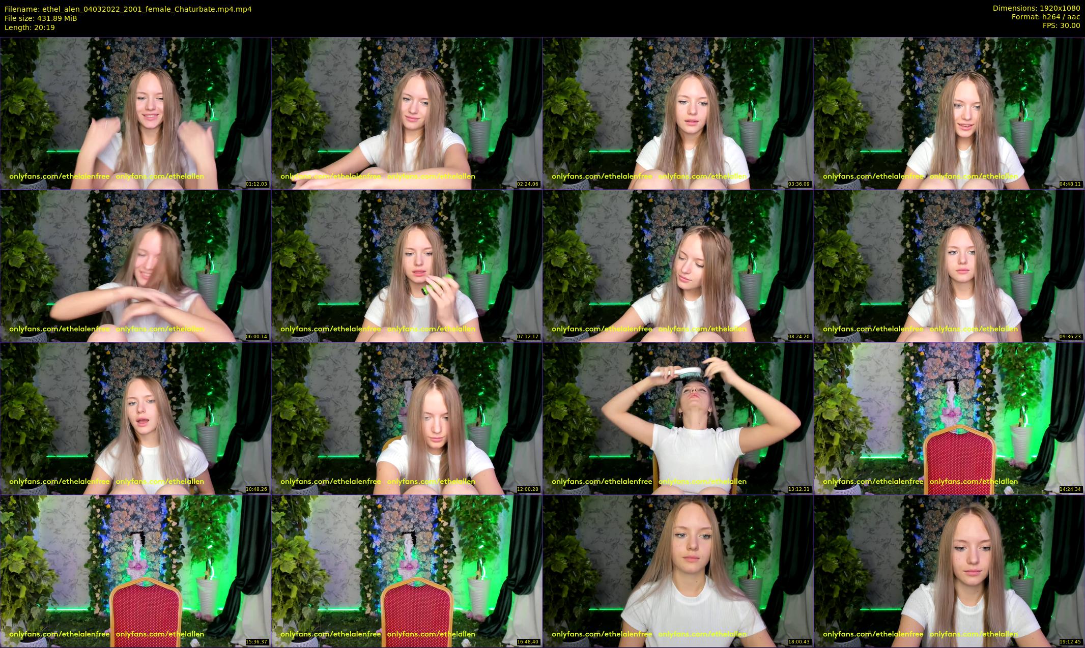 ethel_alen — 21 minute Chaturbate female cam show recording, 1080p, Mar 4, 2022