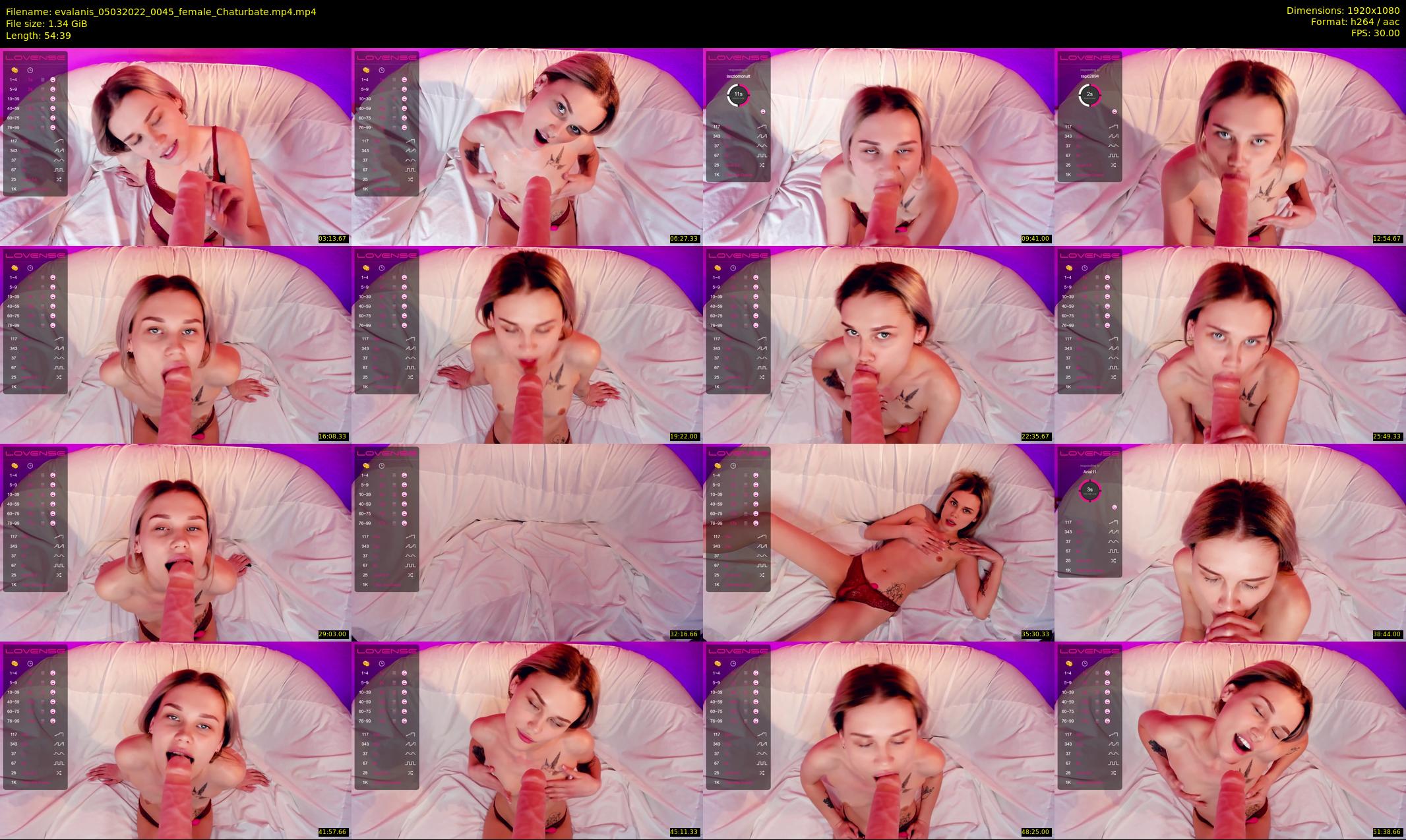 evalanis — 55 minute Chaturbate couple cam show recording, 1080p, Mar 5, 2022