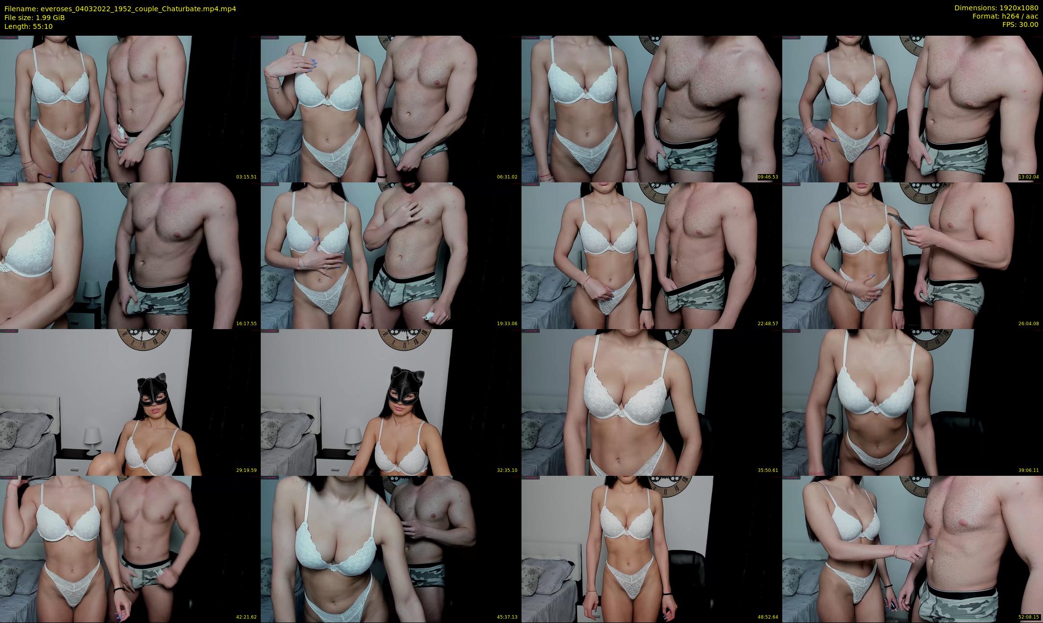 everoses — 56 minute Chaturbate couple cam show recording, 1080p, Mar 4, 2022