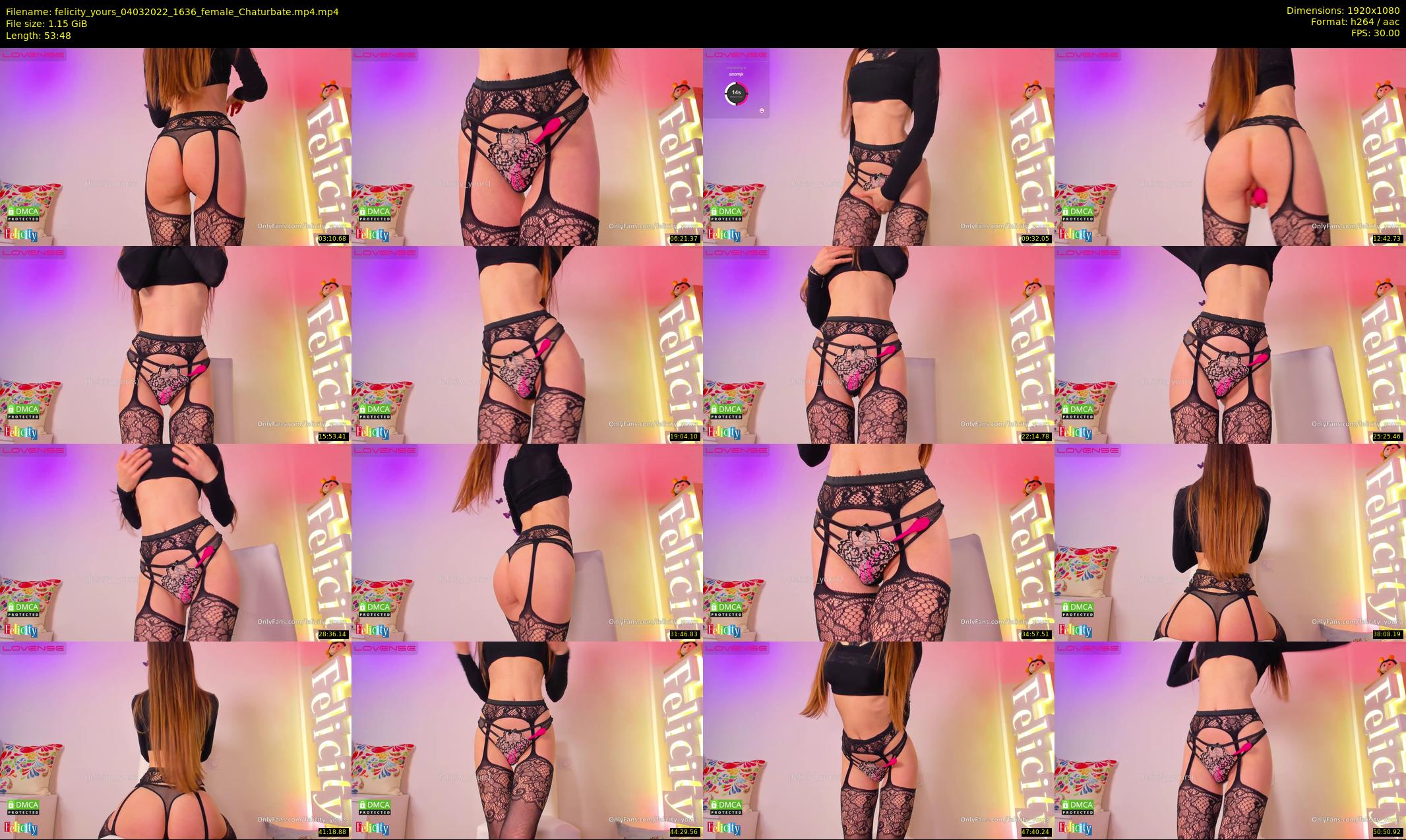 felicity_yours — 54 minute Chaturbate female cam show recording, 1080p, Mar 4, 2022