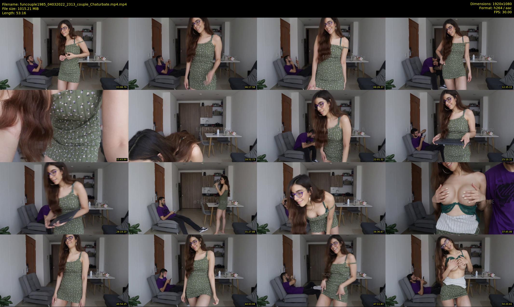 funcouple1985 — 54 minute Chaturbate couple cam show recording, 1080p, Mar 4, 2022