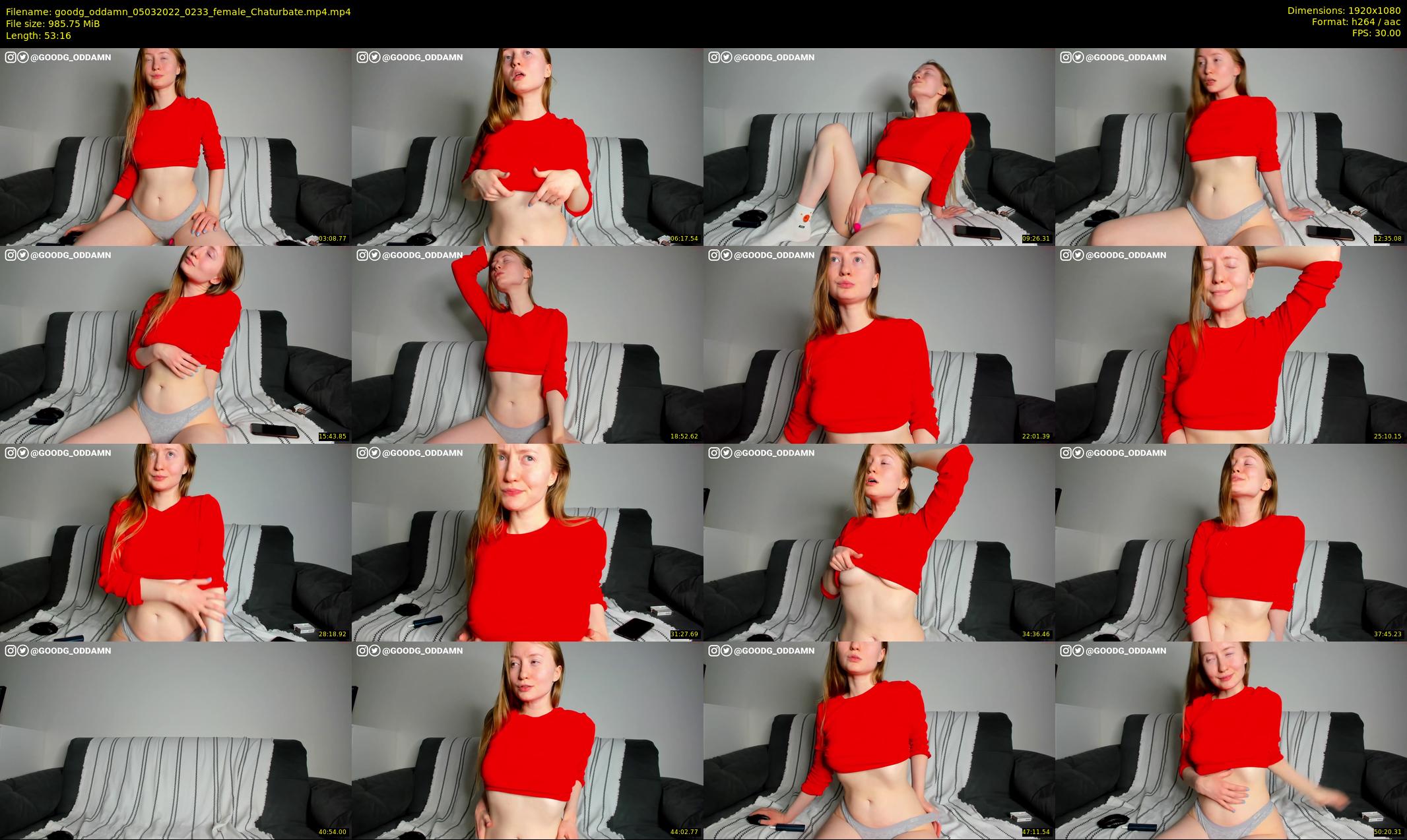 goodg_oddamn — 54 minute Chaturbate female cam show recording, 1080p, Mar 5, 2022