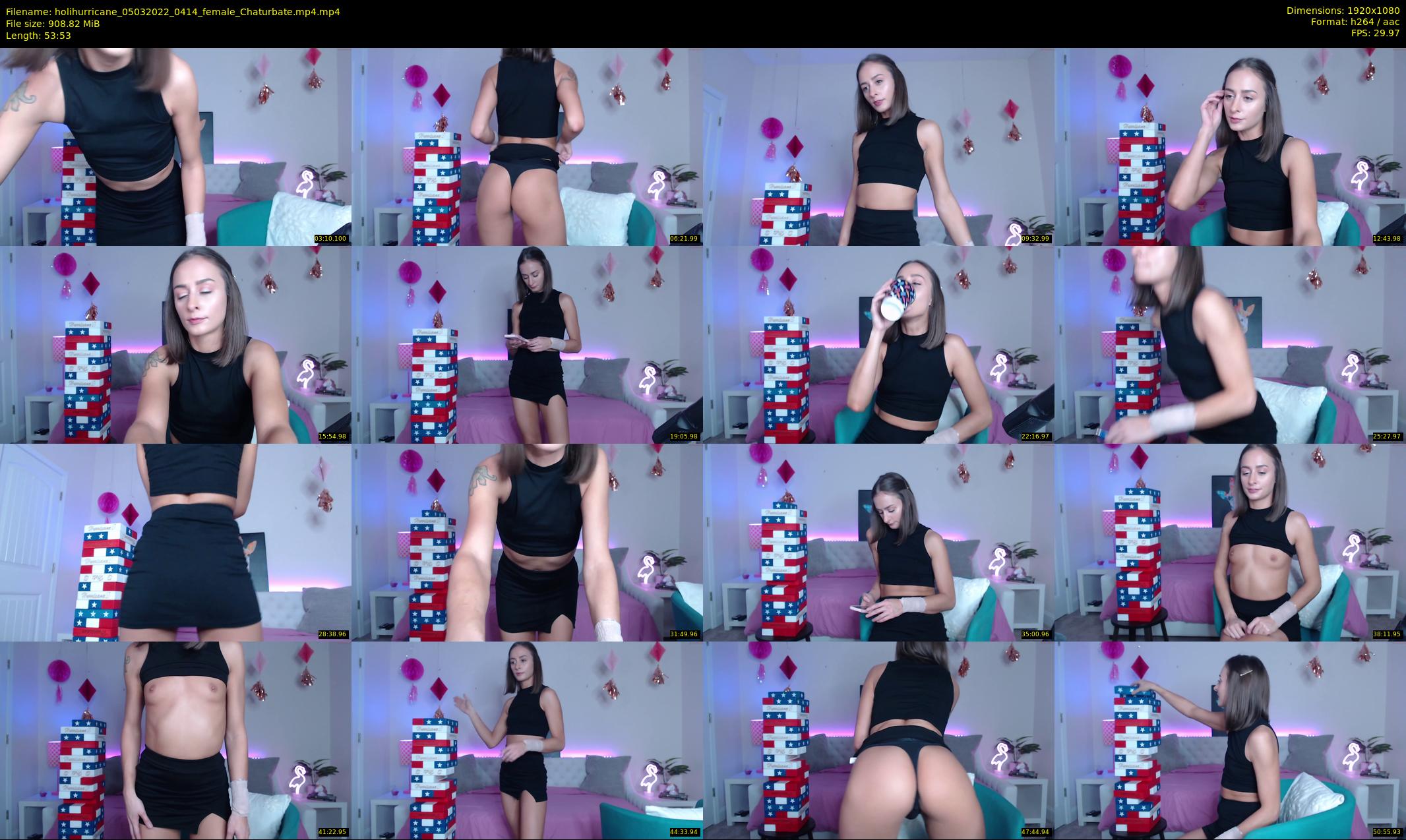 holihurricane — 54 minute Chaturbate female cam show recording, 1080p, Mar 5, 2022