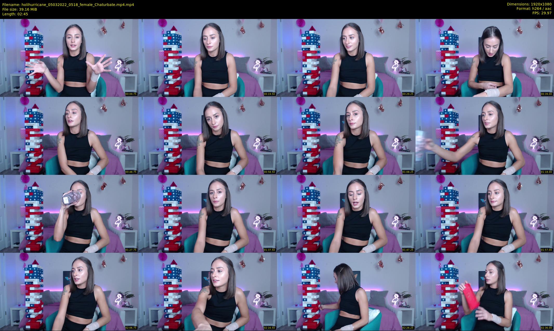 holihurricane — 3 minute Chaturbate female cam show recording, 1080p, Mar 5, 2022