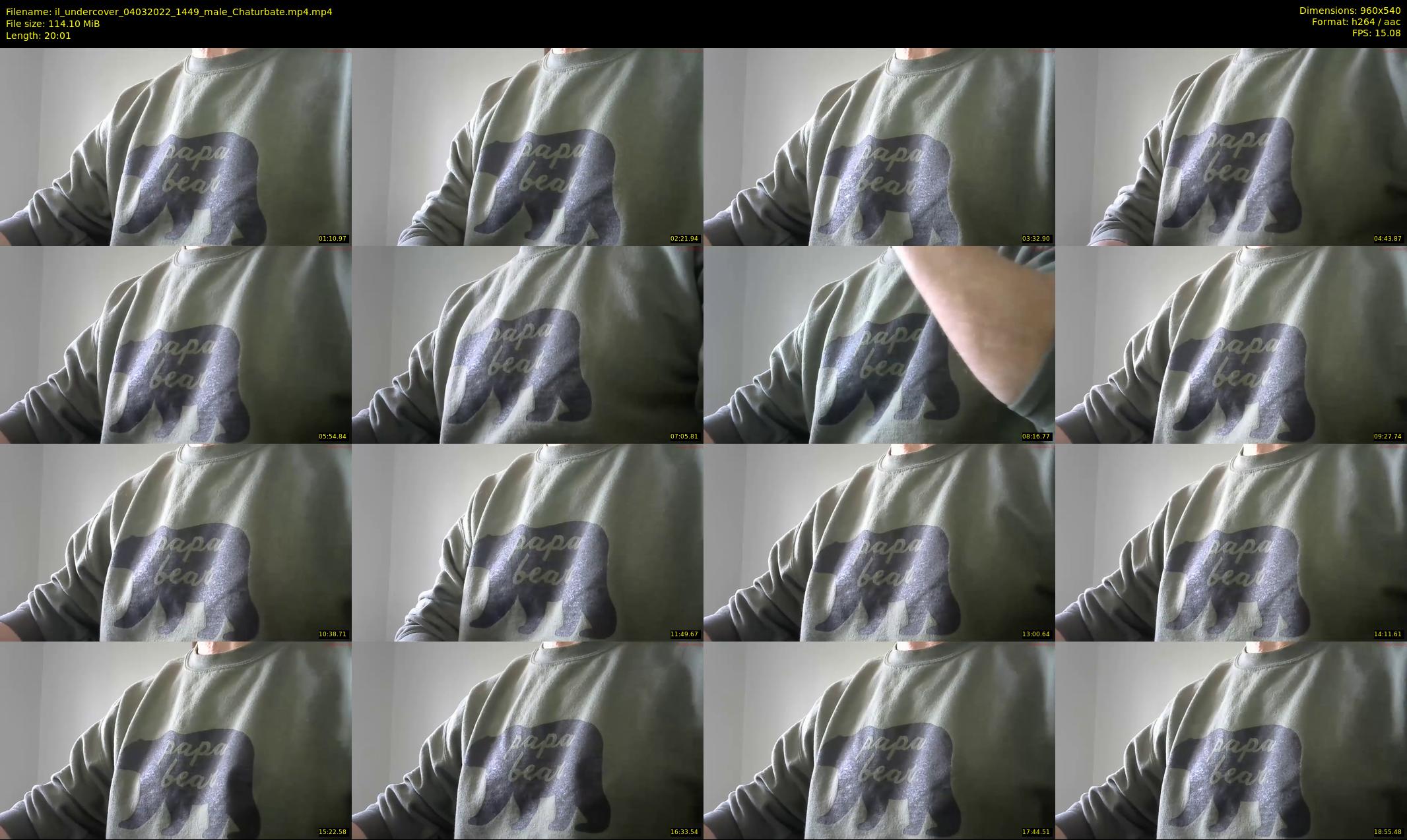 il_undercover — 21 minute Chaturbate male cam show recording, 480p, Mar 4, 2022