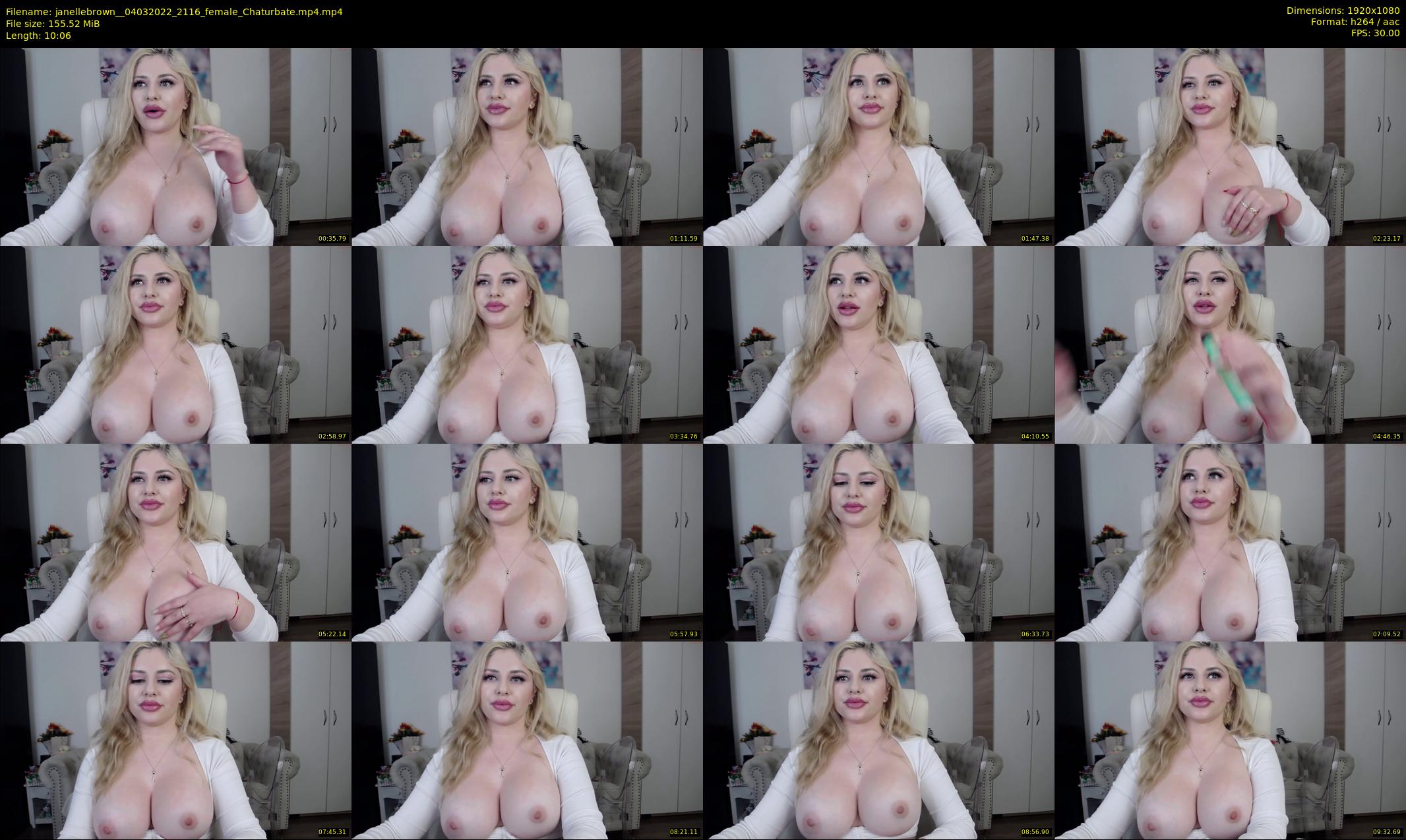 janellebrown_ — 11 minute Chaturbate female cam show recording, 1080p, Mar 4, 2022