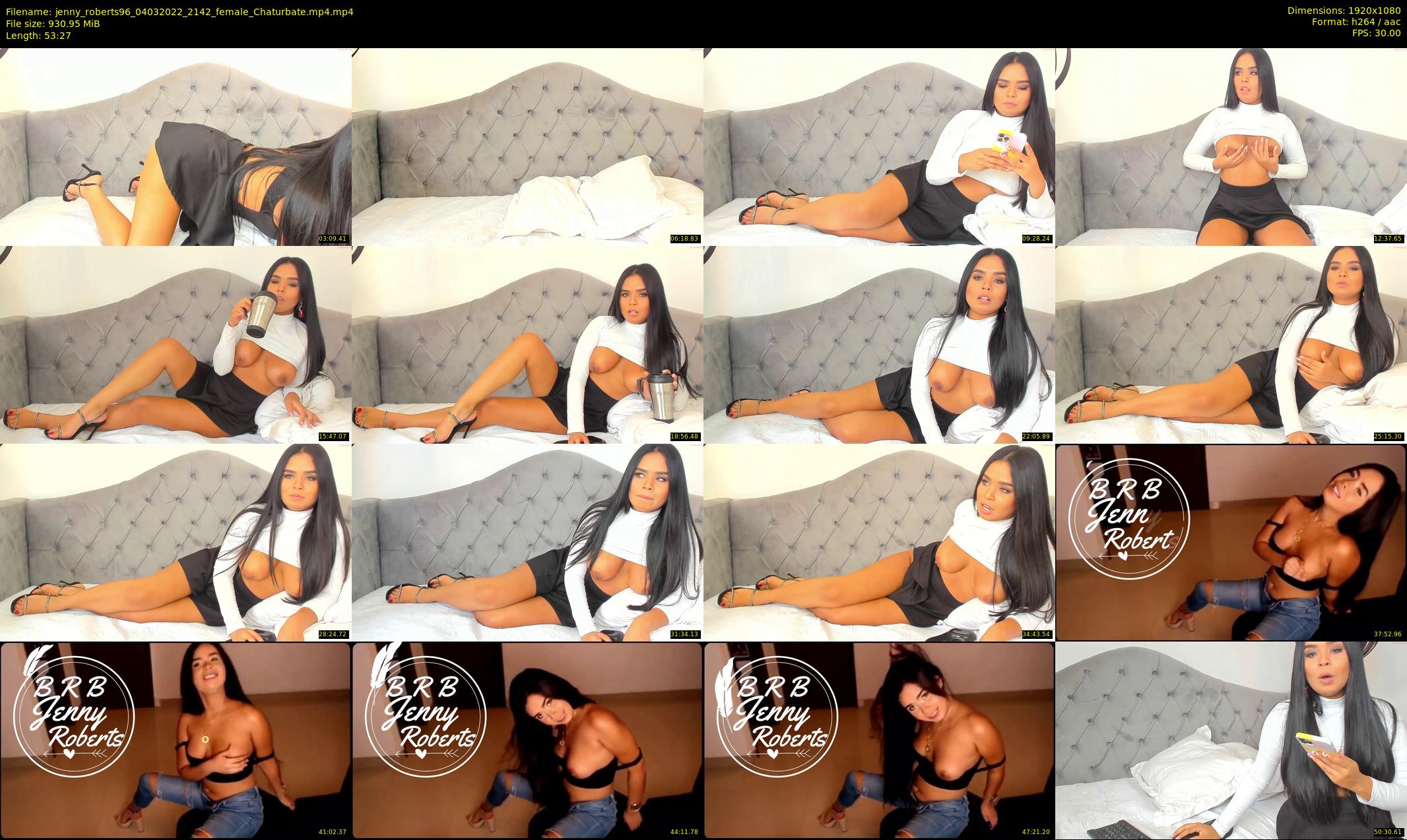 jenny_roberts96 — 54 minute Chaturbate female cam show recording, 1080p, Mar 4, 2022