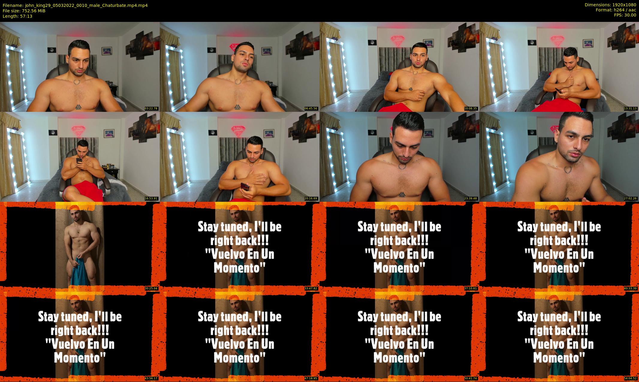 john_king29 — 58 minute Chaturbate male cam show recording, 1080p, Mar 5, 2022