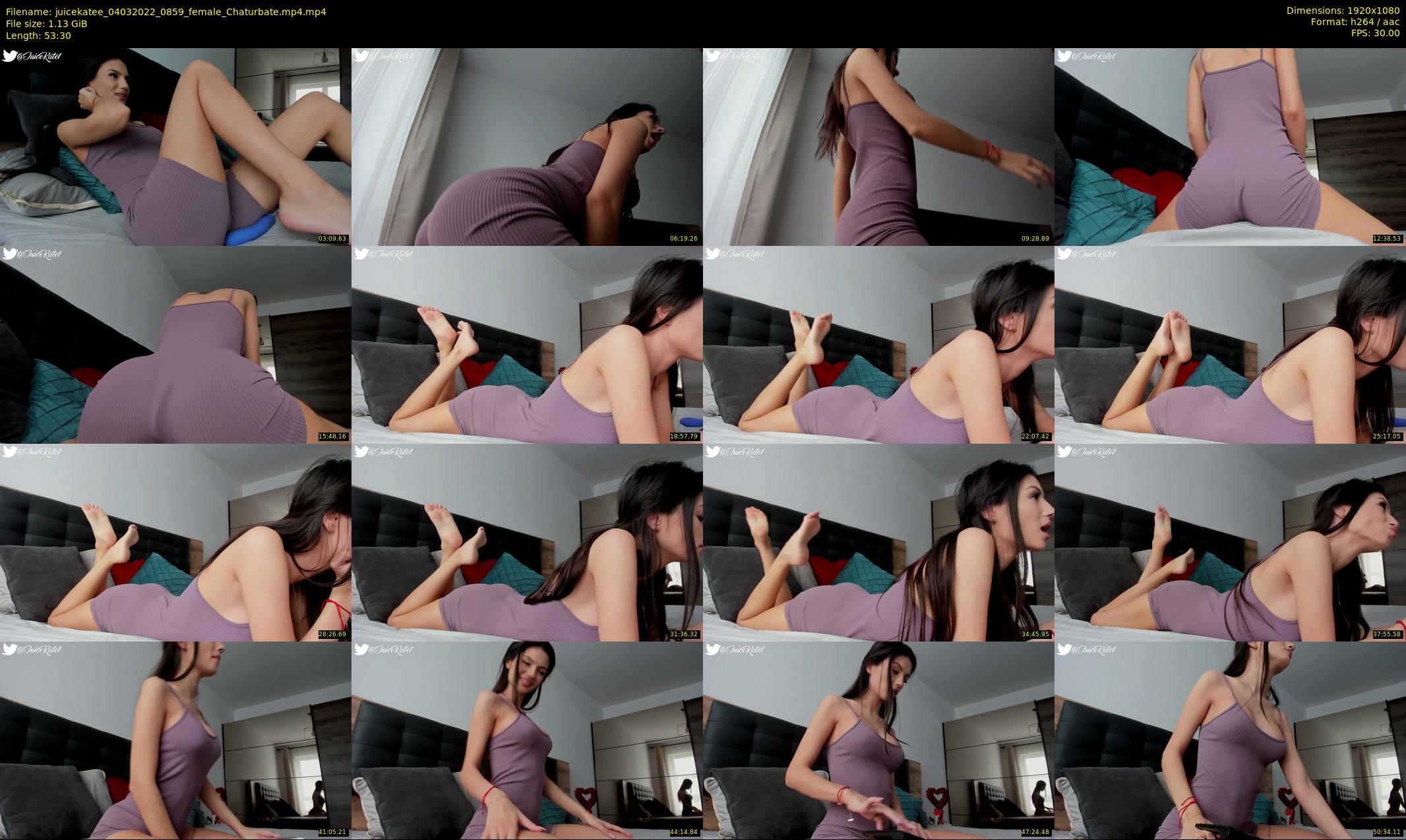 juicekatee — 54 minute Chaturbate female cam show recording, 1080p, Mar 4, 2022