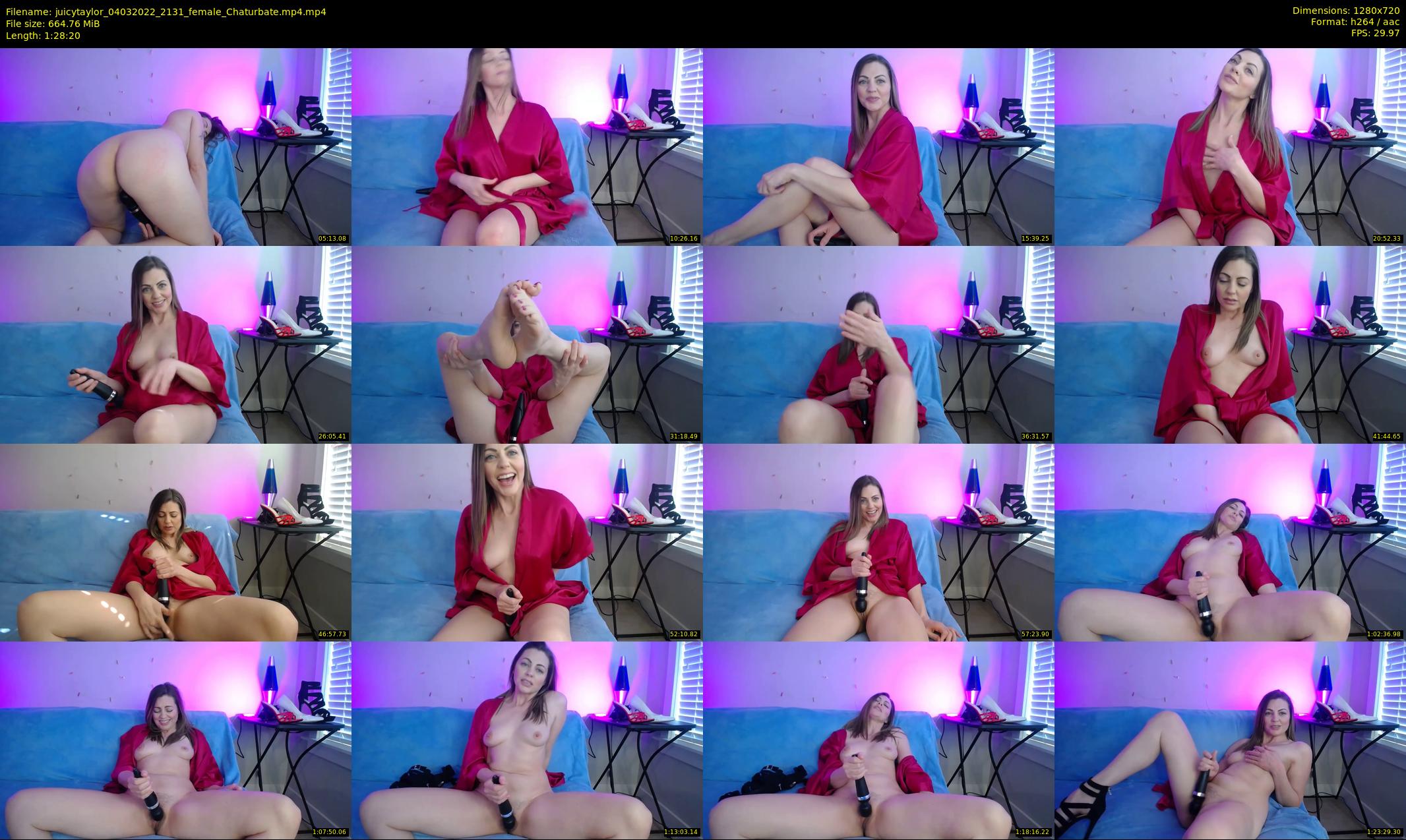 juicytaylor — 89 minute Chaturbate female cam show recording, 720p, Mar 4, 2022