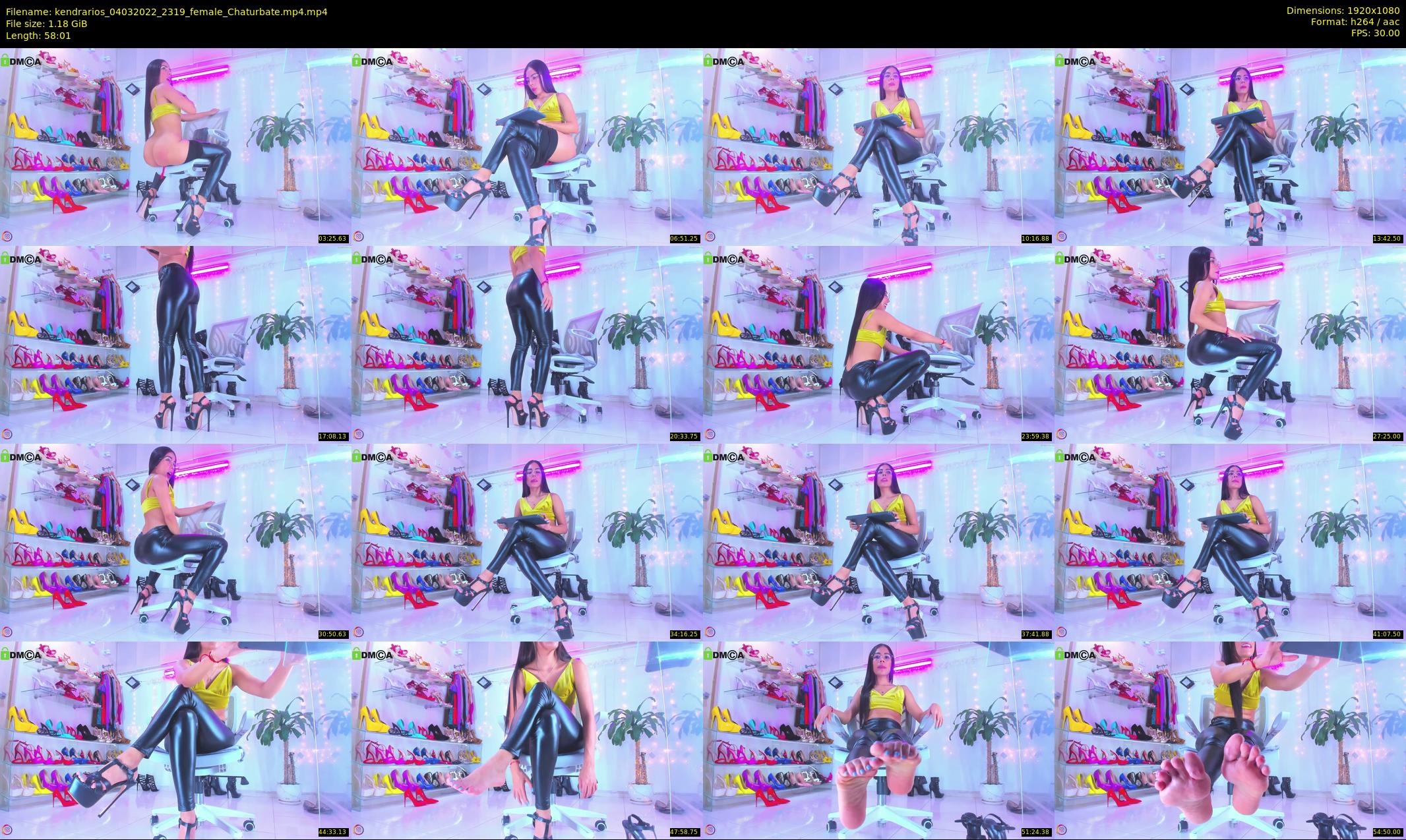 kendrarios — 59 minute Chaturbate female cam show recording, 1080p, Mar 4, 2022