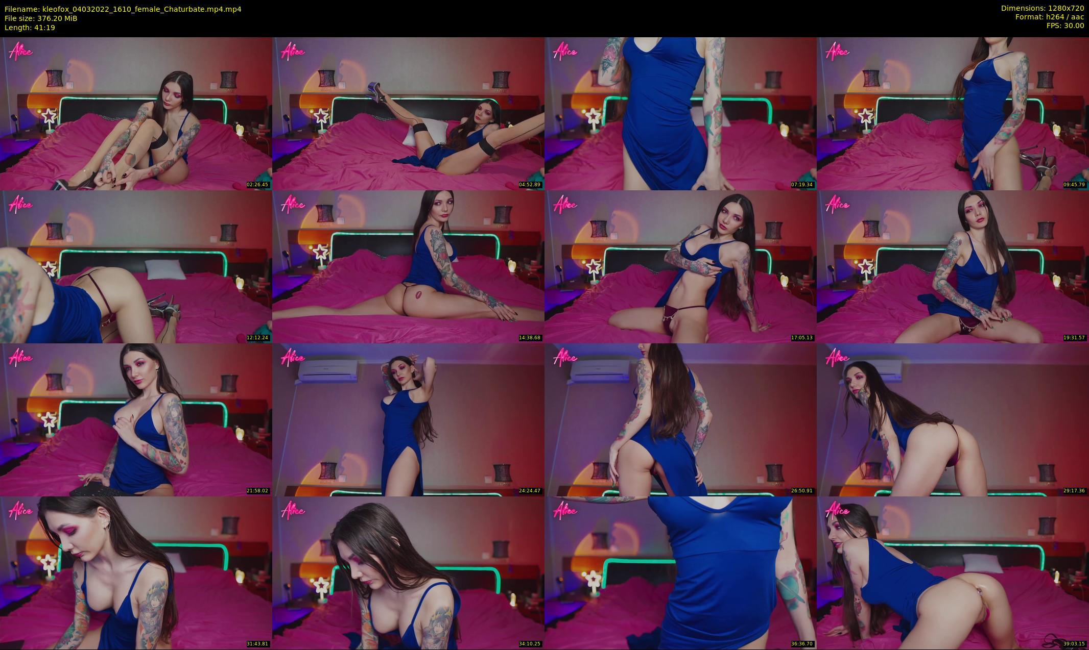 kleofox — 42 minute Chaturbate female cam show recording, 720p, Mar 4, 2022