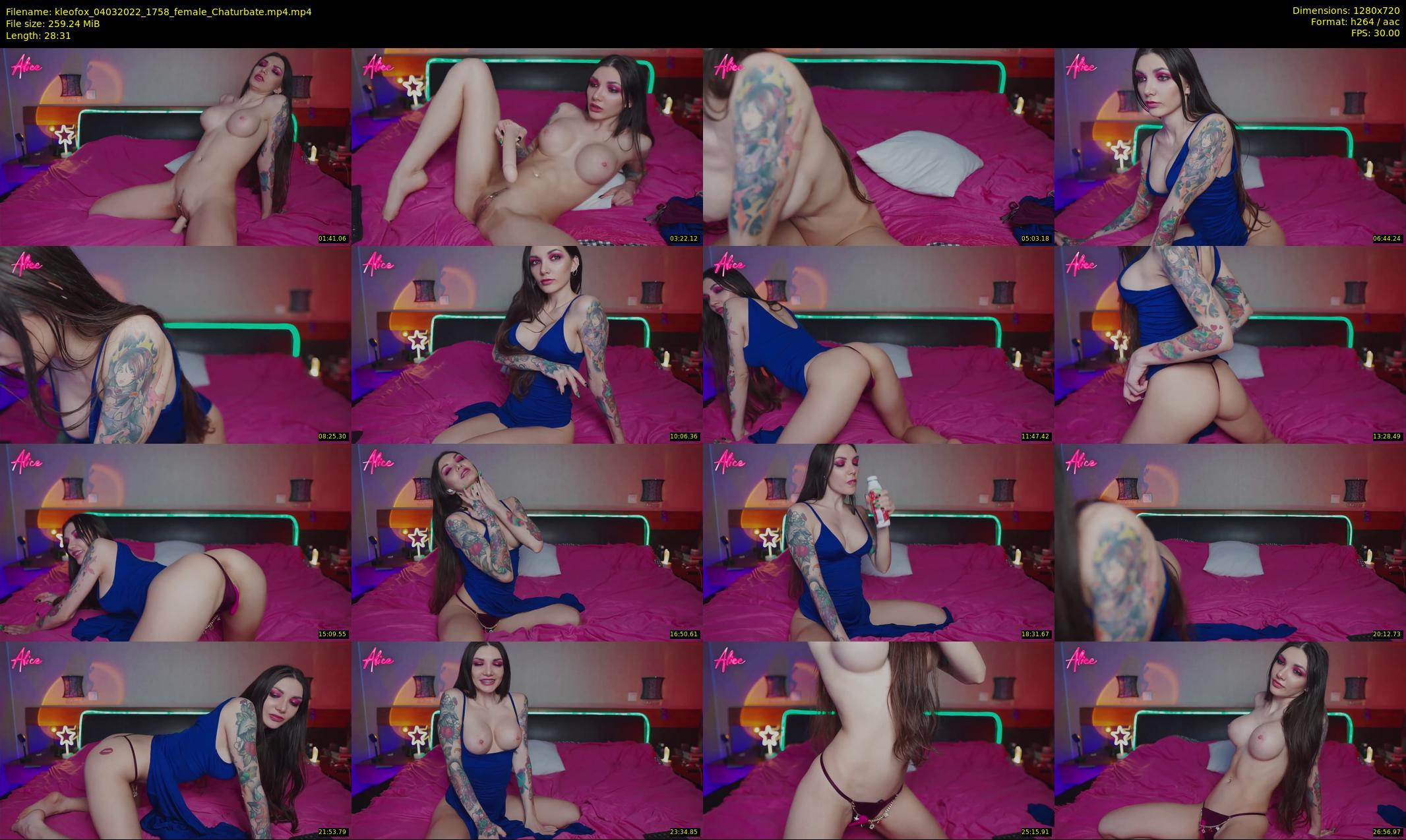 kleofox — 29 minute Chaturbate female cam show recording, 720p, Mar 4, 2022