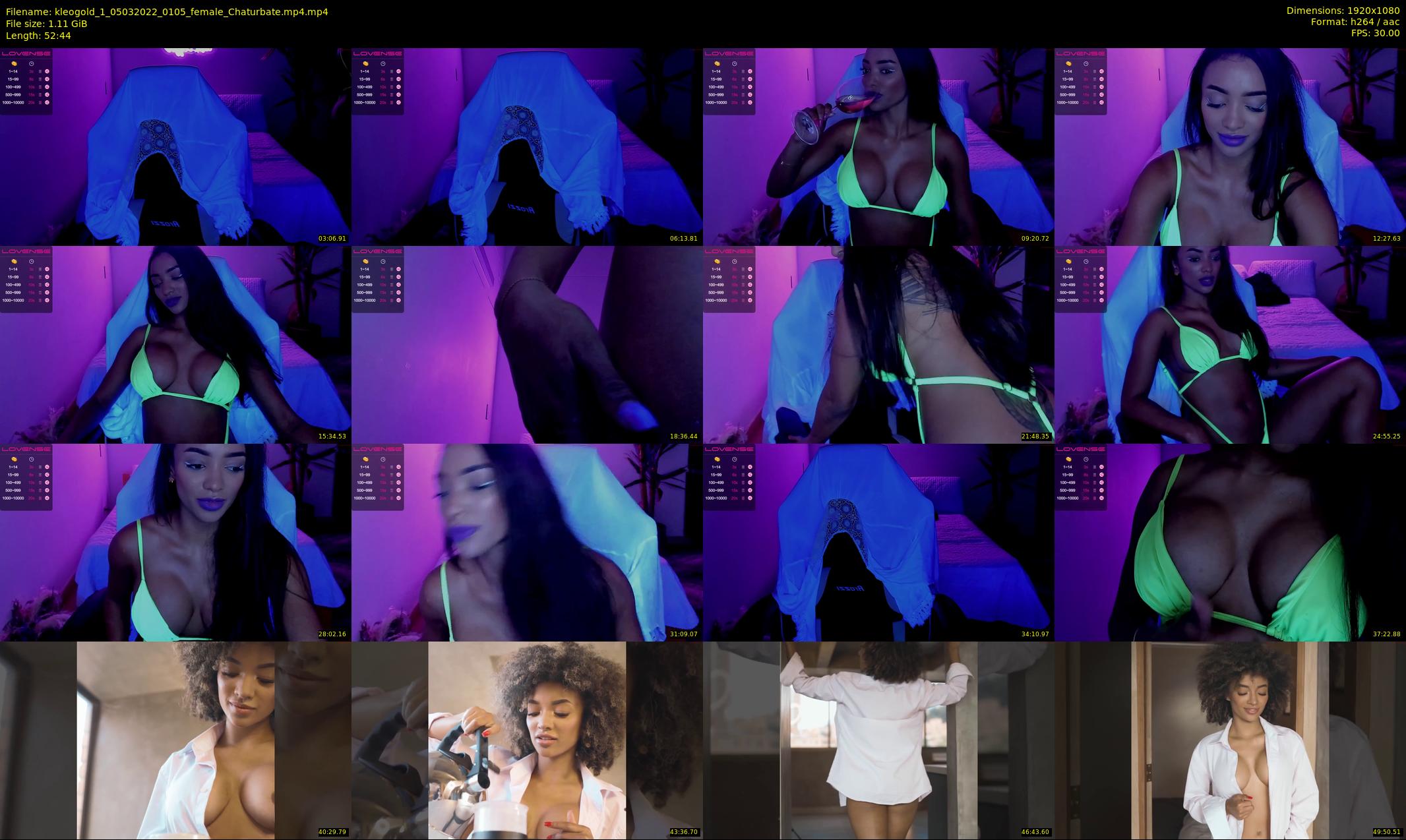 kleogold_1 — 53 minute Chaturbate female cam show recording, 1080p, Mar 5, 2022