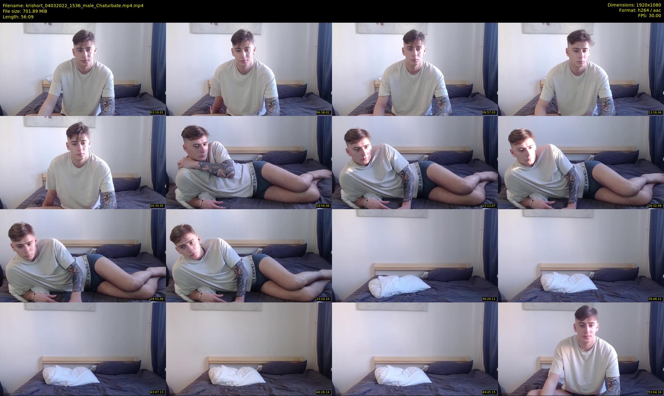 krishort — 57 minute Chaturbate male cam show recording, 1080p, Mar 4, 2022