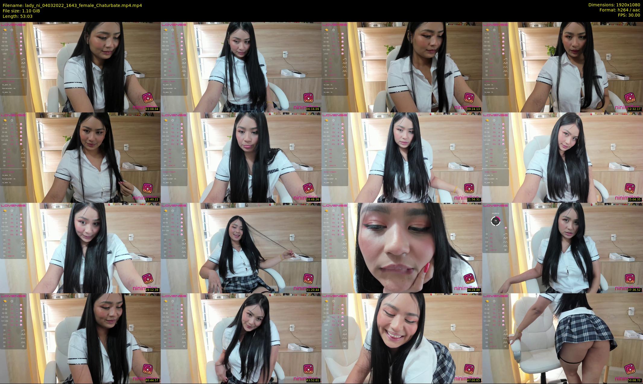 lady_ni — 54 minute Chaturbate female cam show recording, 1080p, Mar 4, 2022