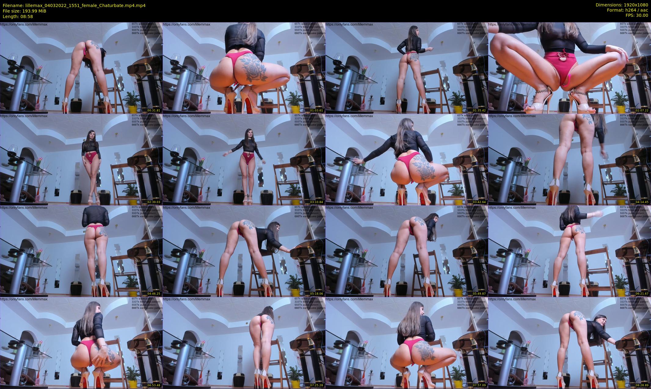 lillemax — 9 minute Chaturbate female cam show recording, 1080p, Mar 4, 2022