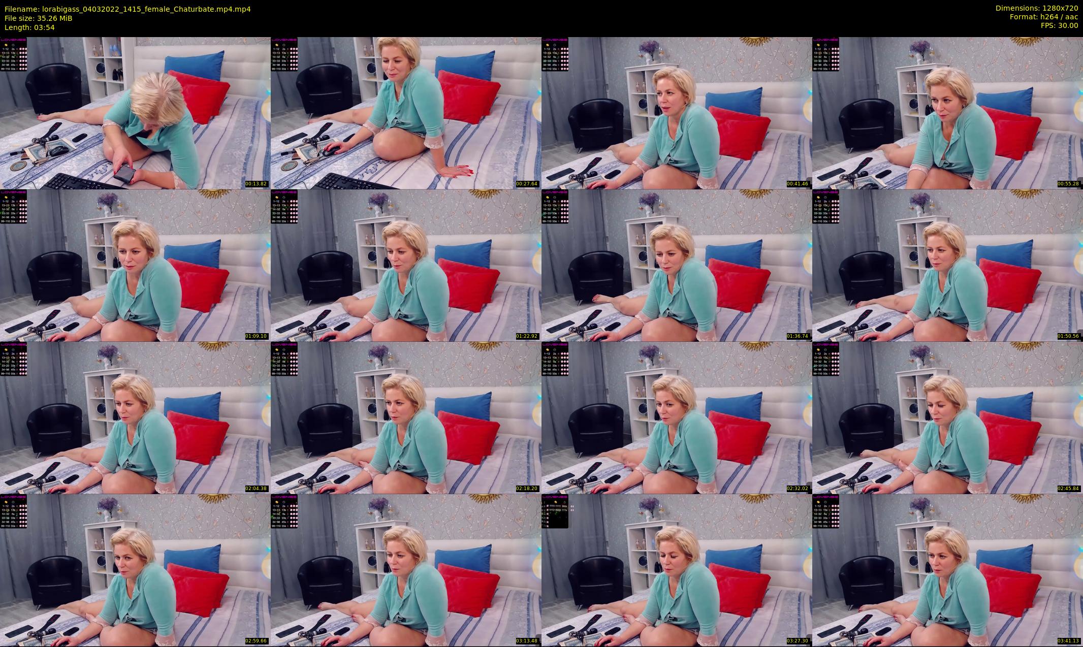 lorabigass — 4 minute Chaturbate female cam show recording, 720p, Mar 4, 2022
