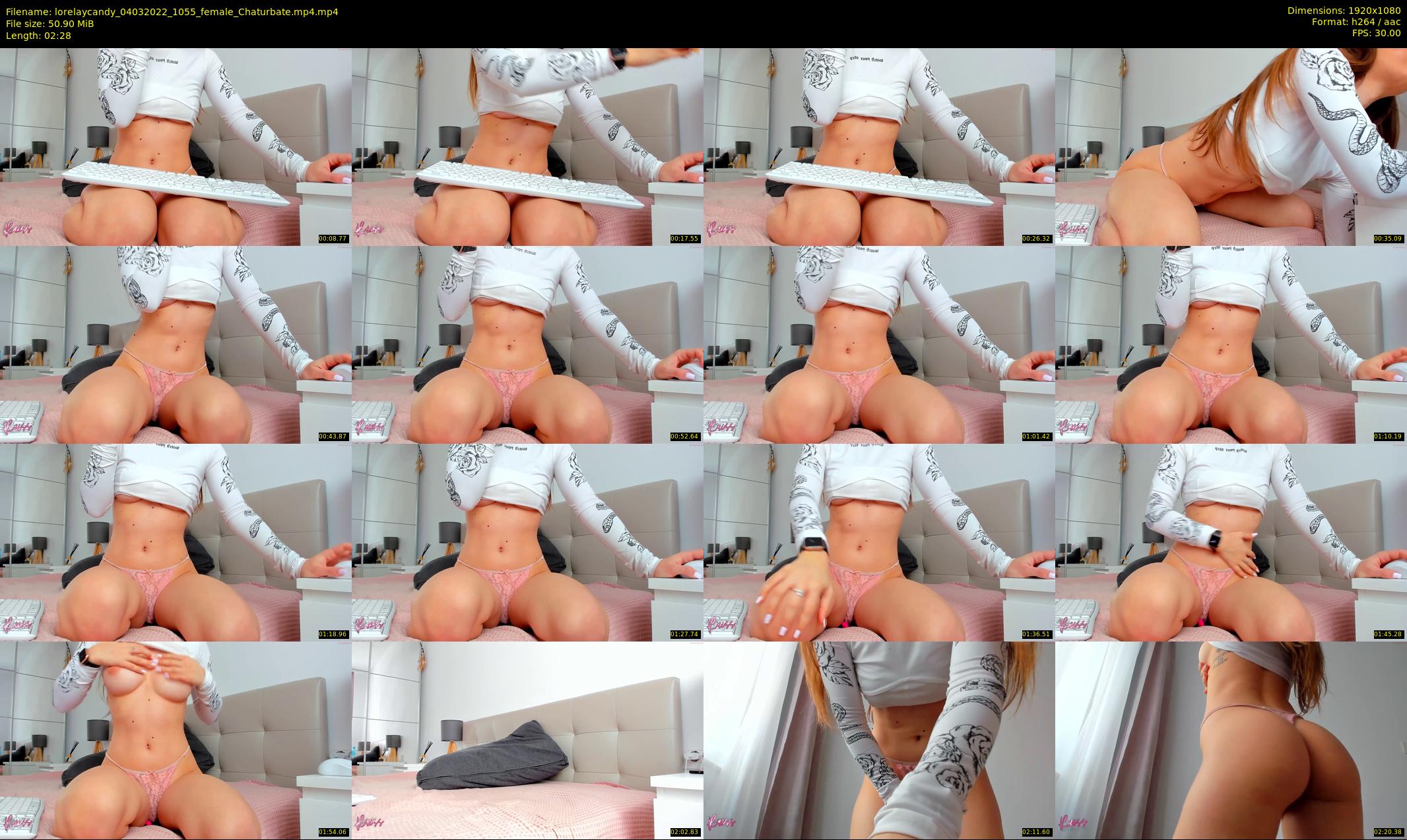 lorelaycandy — 3 minute Chaturbate female cam show recording, 1080p, Mar 4, 2022