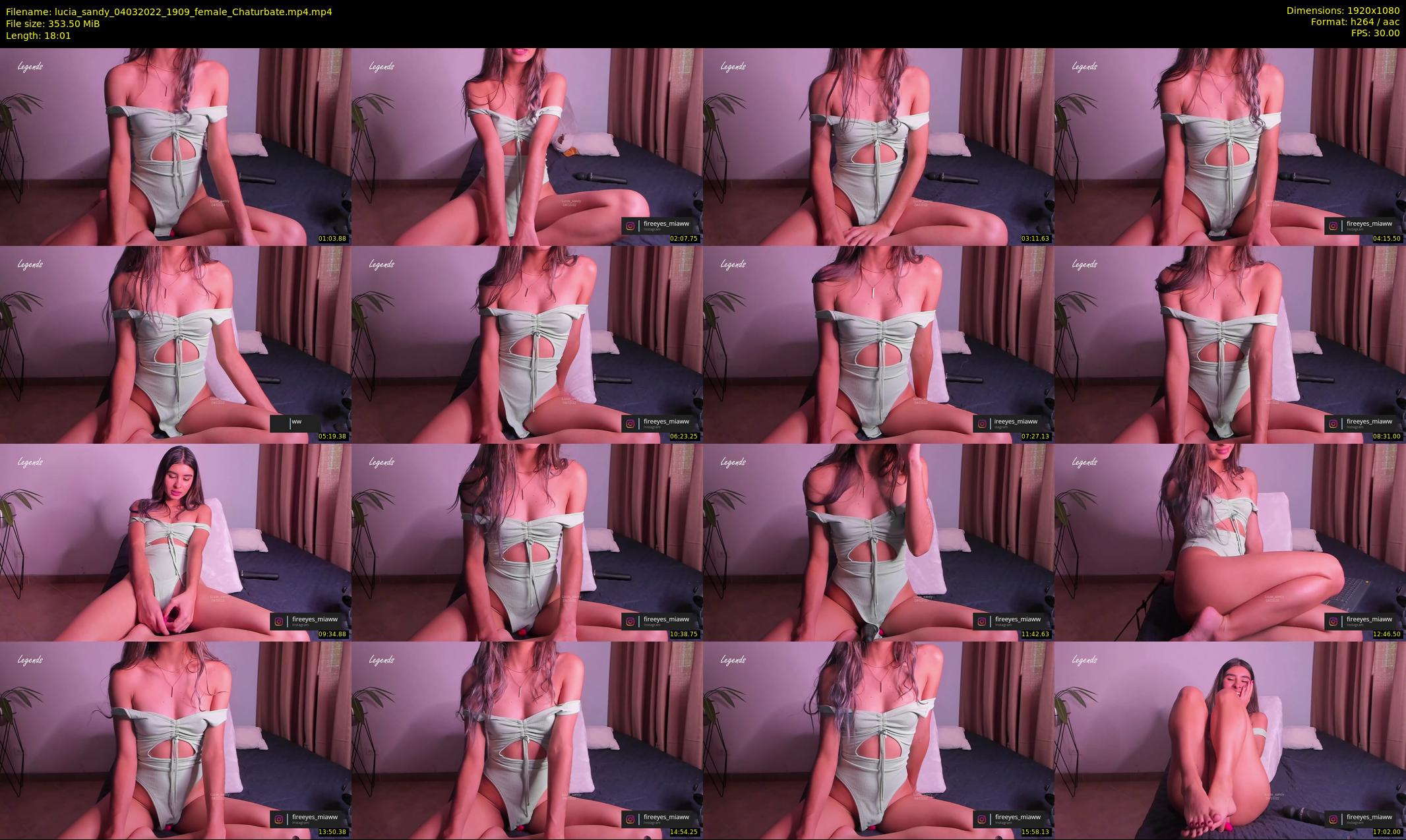 lucia_sandy — 19 minute Chaturbate female cam show recording, 1080p, Mar 4, 2022