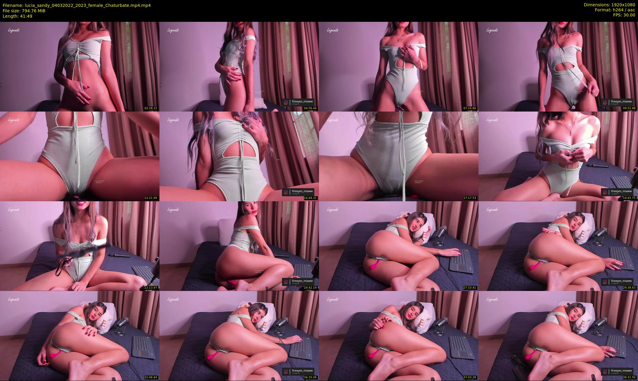 lucia_sandy — 42 minute Chaturbate female cam show recording, 1080p, Mar 4, 2022