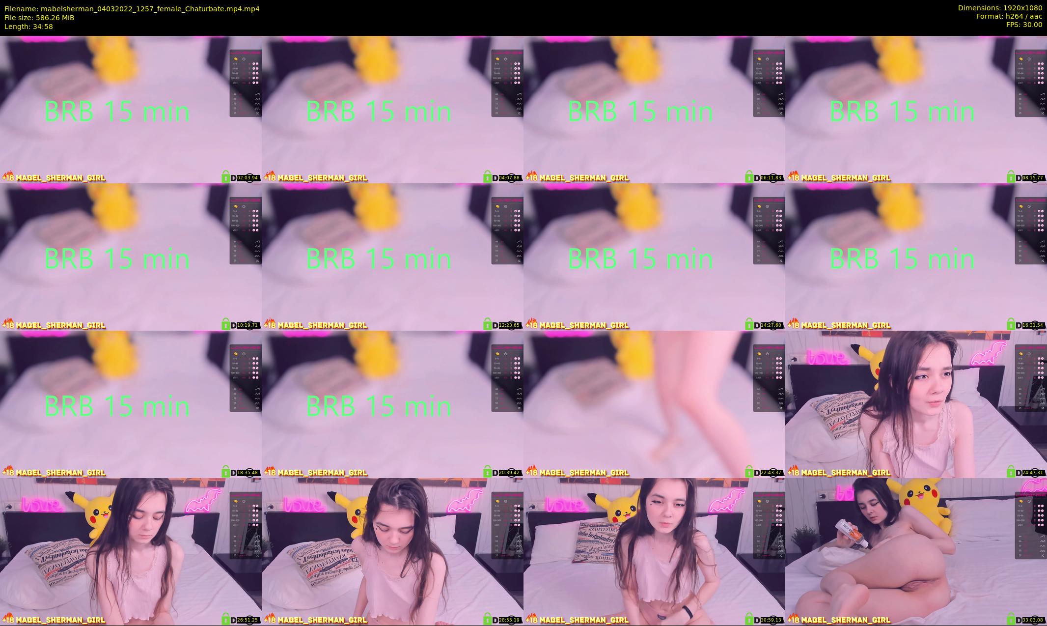 mabelsherman — 35 minute Chaturbate couple cam show recording, 1080p, Mar 4, 2022