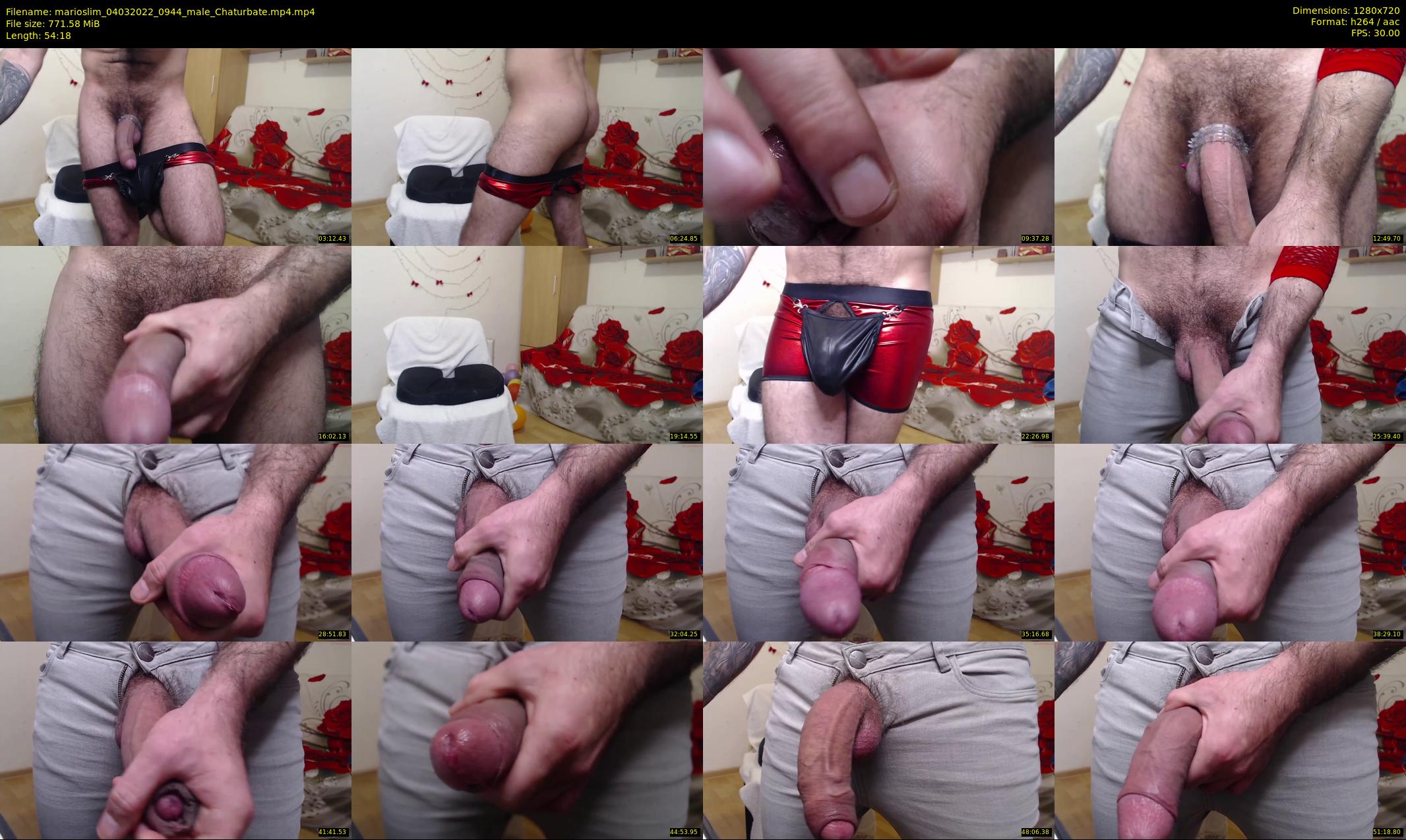 marioslim — 55 minute Chaturbate male cam show recording, 720p, Mar 4, 2022