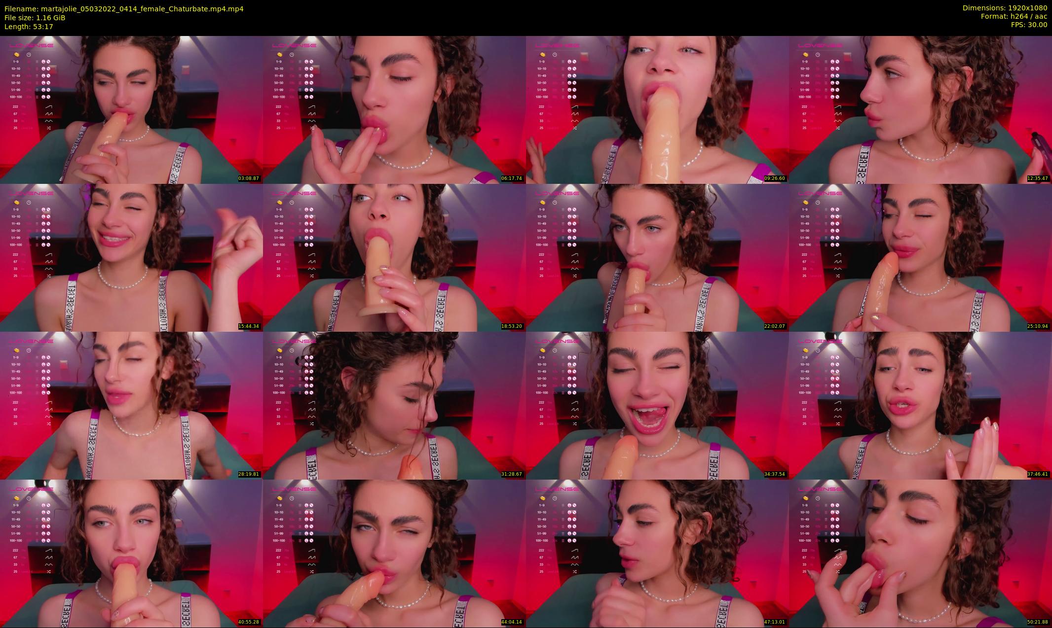 martajolie — 54 minute Chaturbate female cam show recording, 1080p, Mar 5, 2022