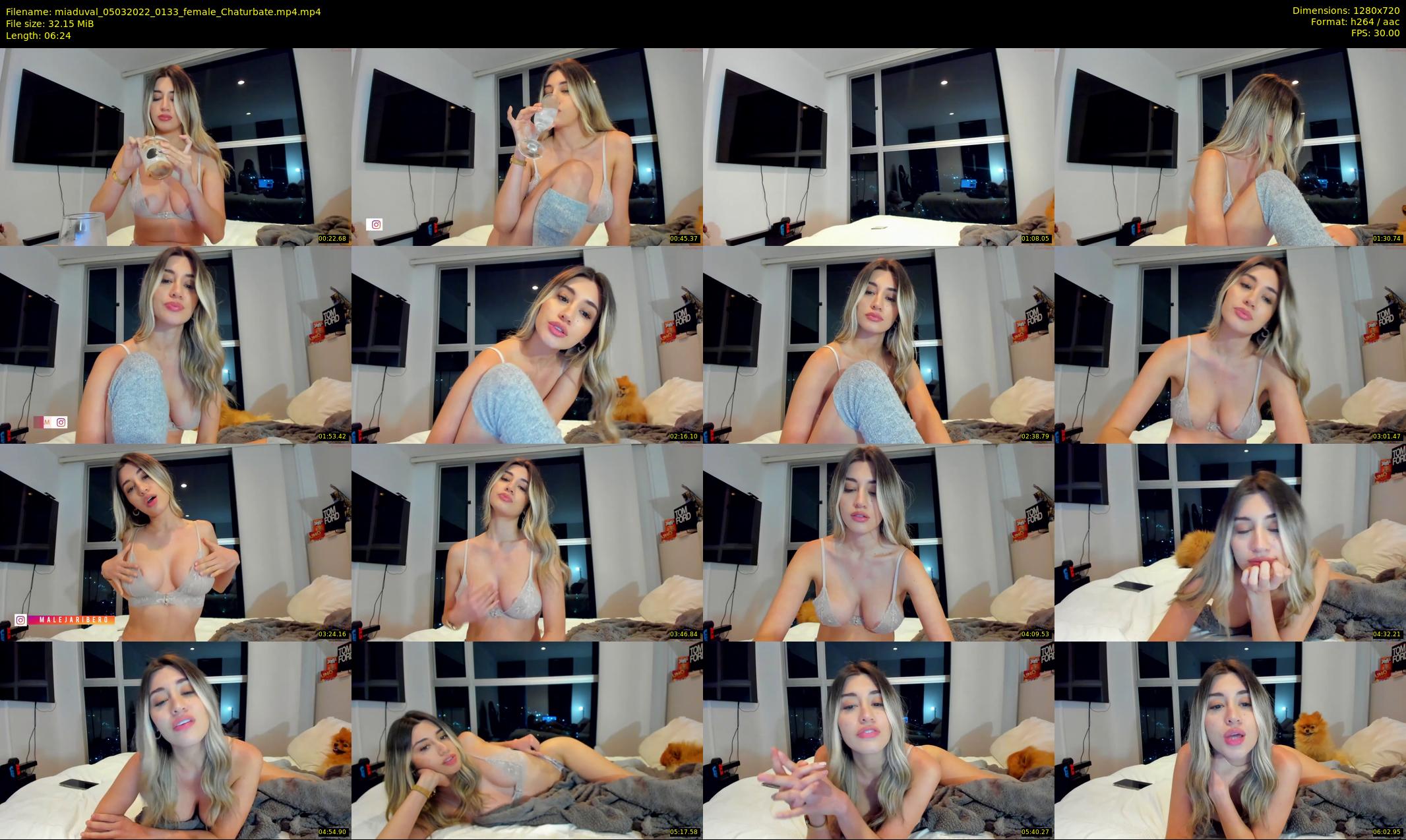 miaduval — 7 minute Chaturbate female cam show recording, 720p, Mar 5, 2022