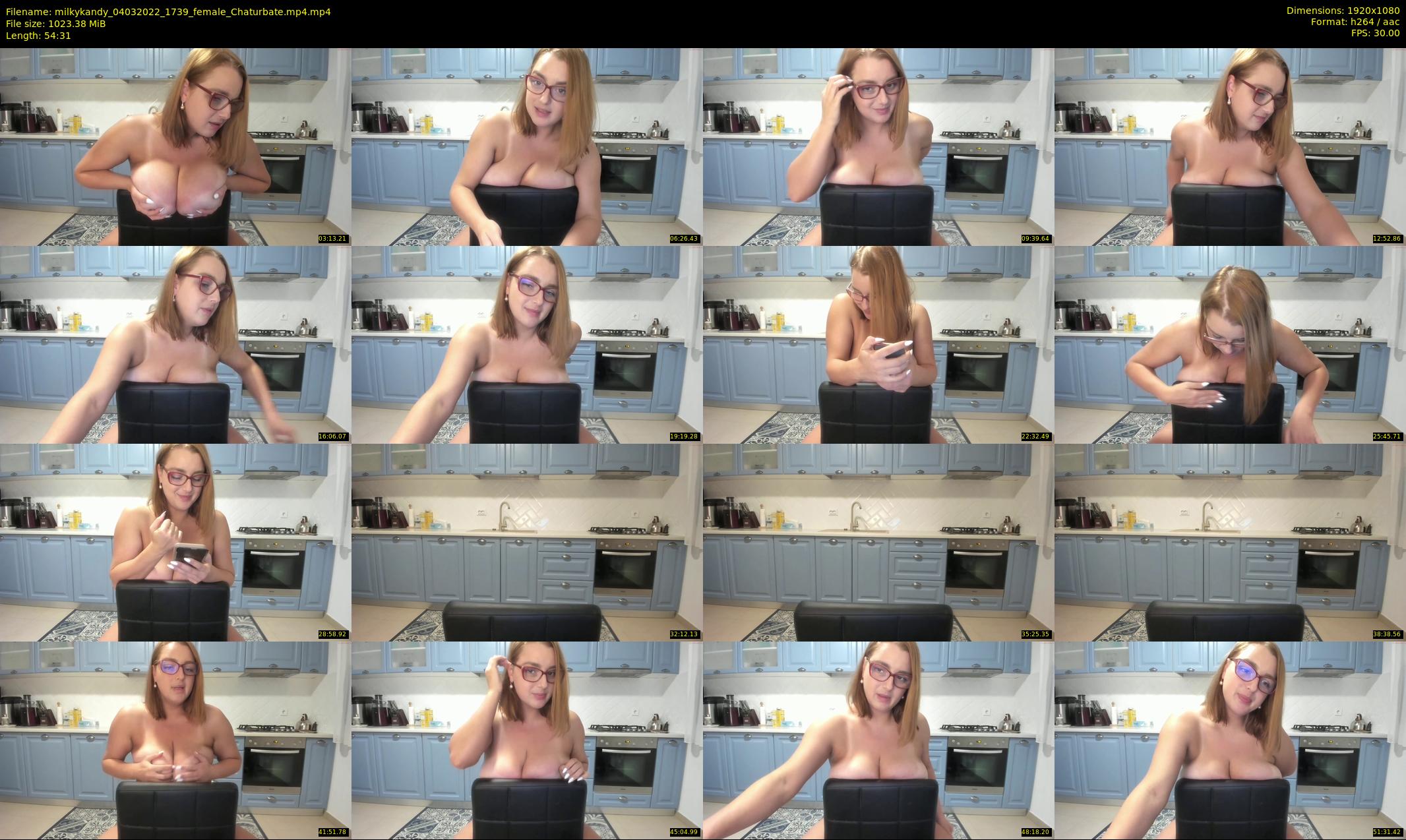milkykandy — 55 minute Chaturbate female cam show recording, 1080p, Mar 4, 2022