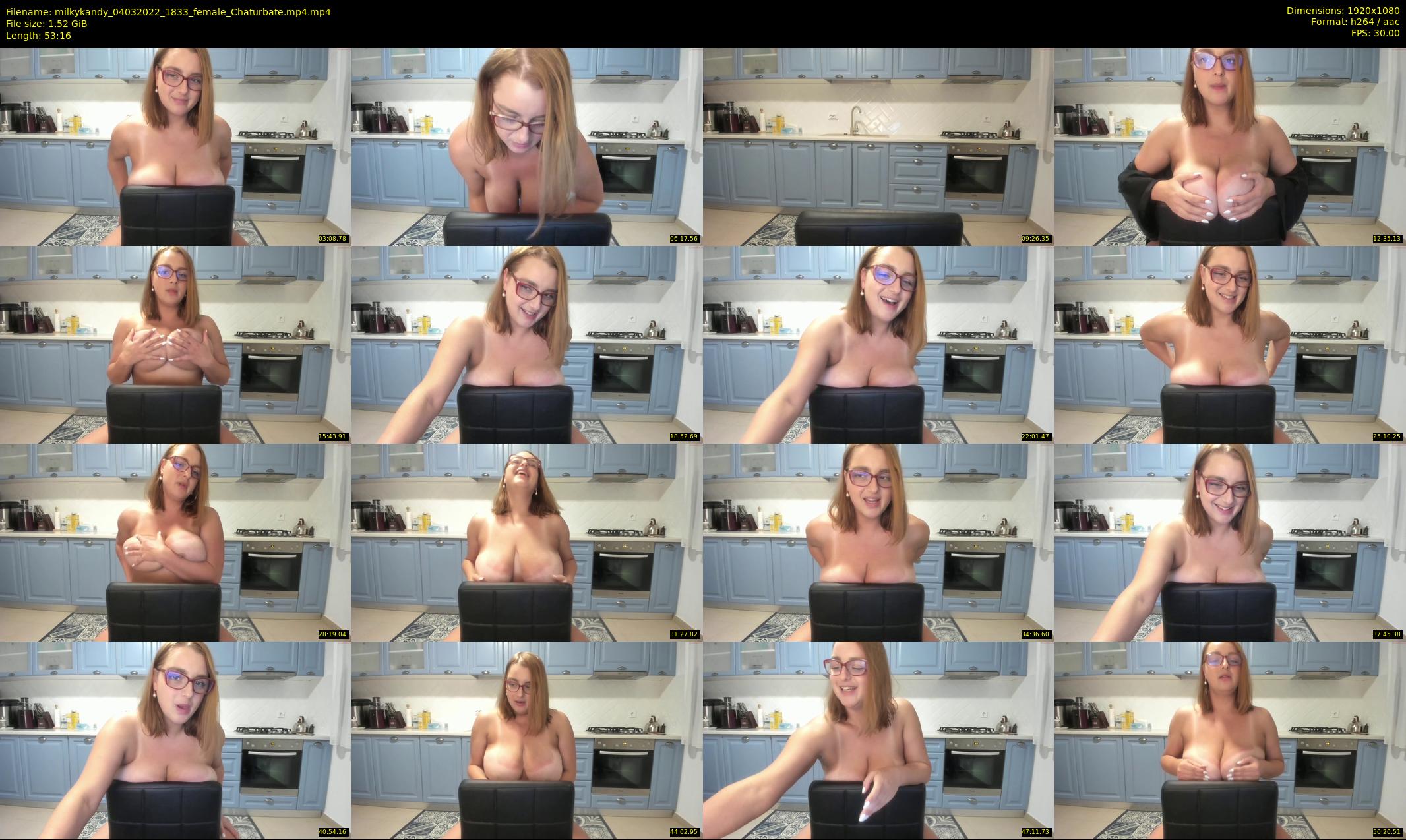 milkykandy — 54 minute Chaturbate female cam show recording, 1080p, Mar 4, 2022