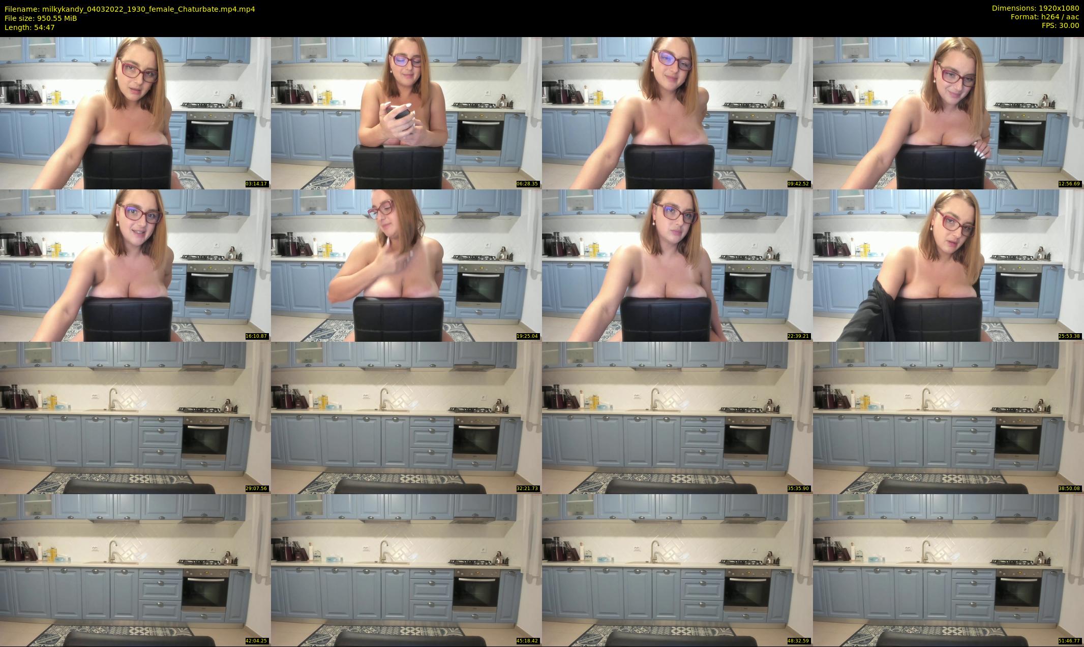 milkykandy — 55 minute Chaturbate female cam show recording, 1080p, Mar 4, 2022