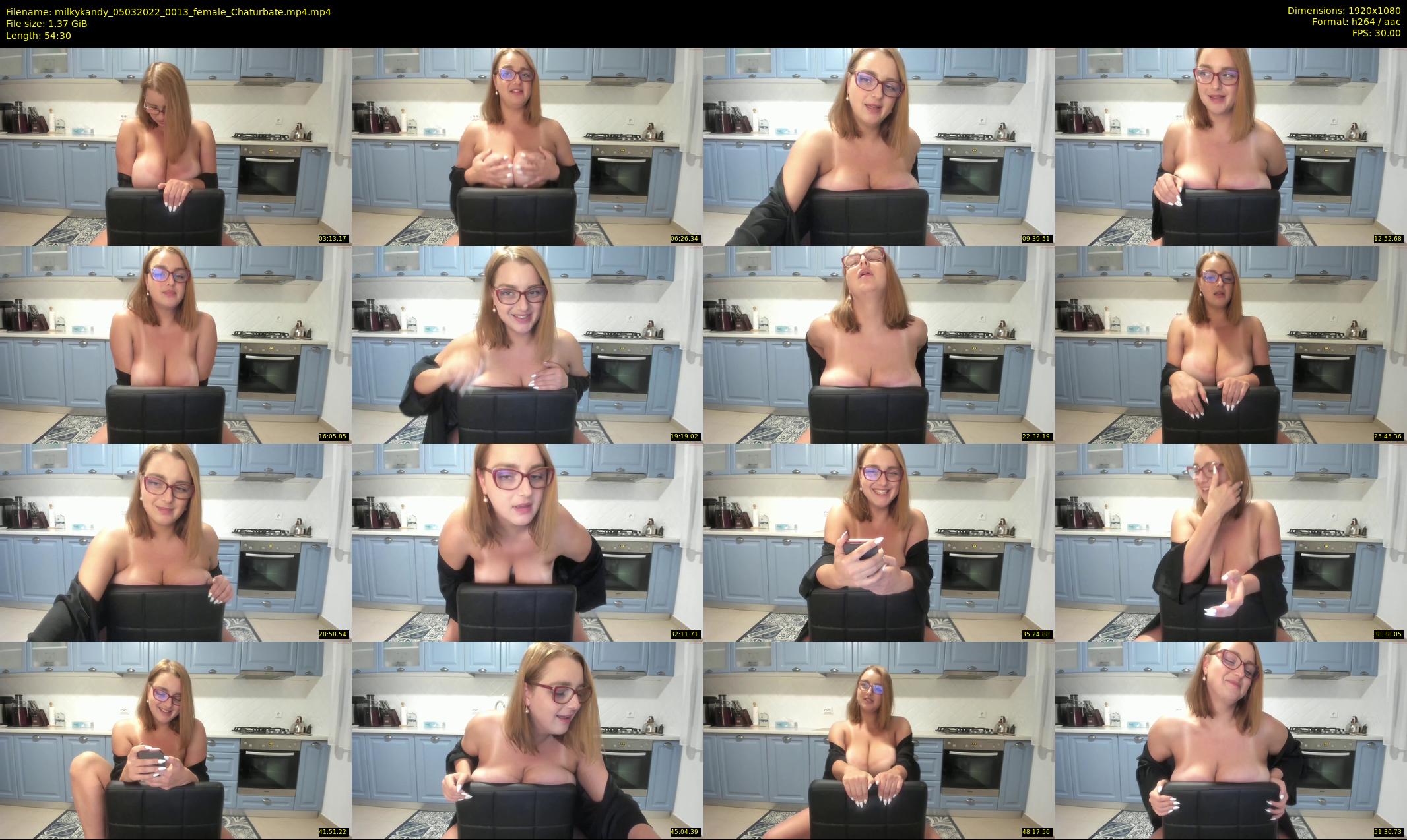 milkykandy — 55 minute Chaturbate female cam show recording, 1080p, Mar 5, 2022