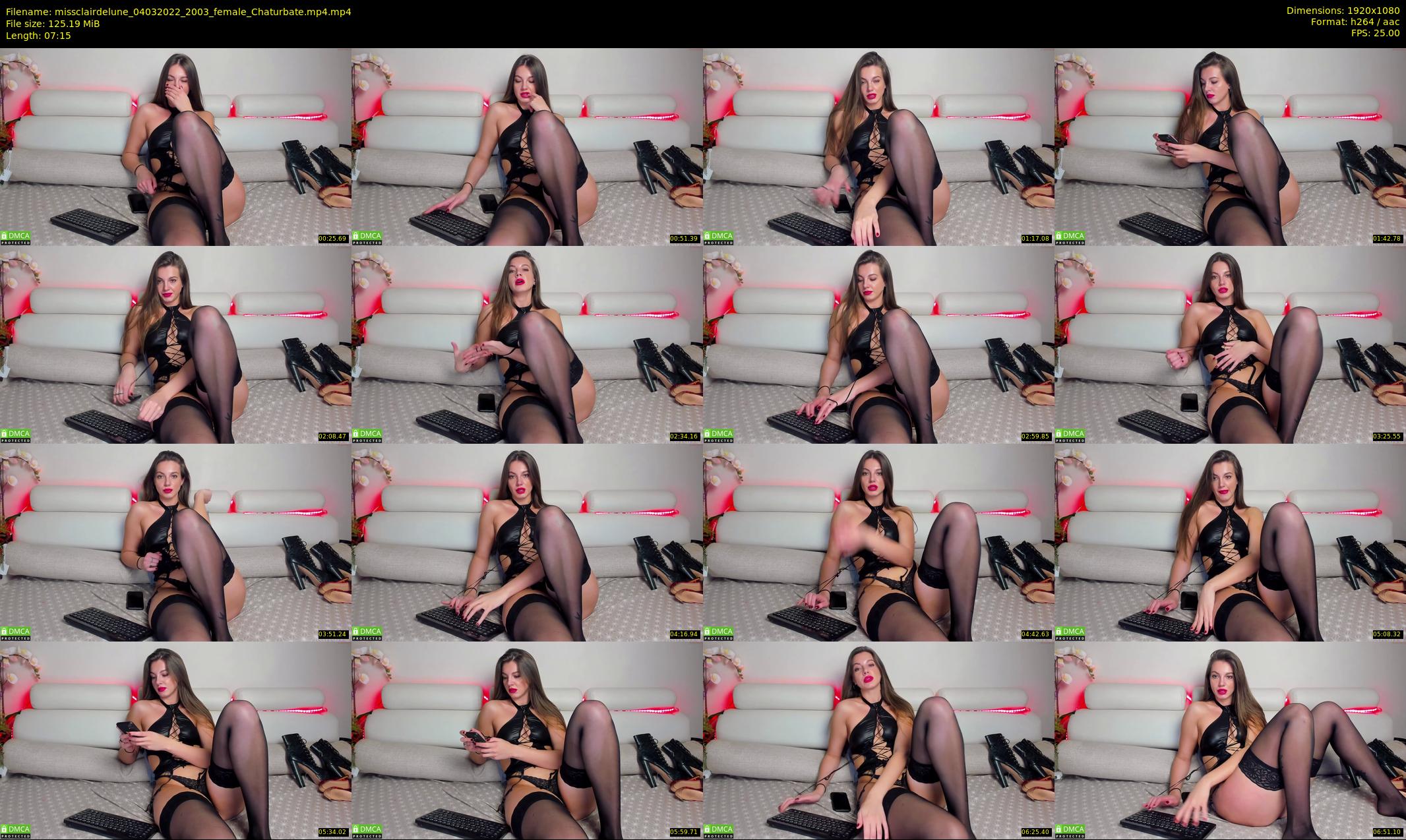 missclairdelune — 8 minute Chaturbate female cam show recording, 1080p, Mar 4, 2022