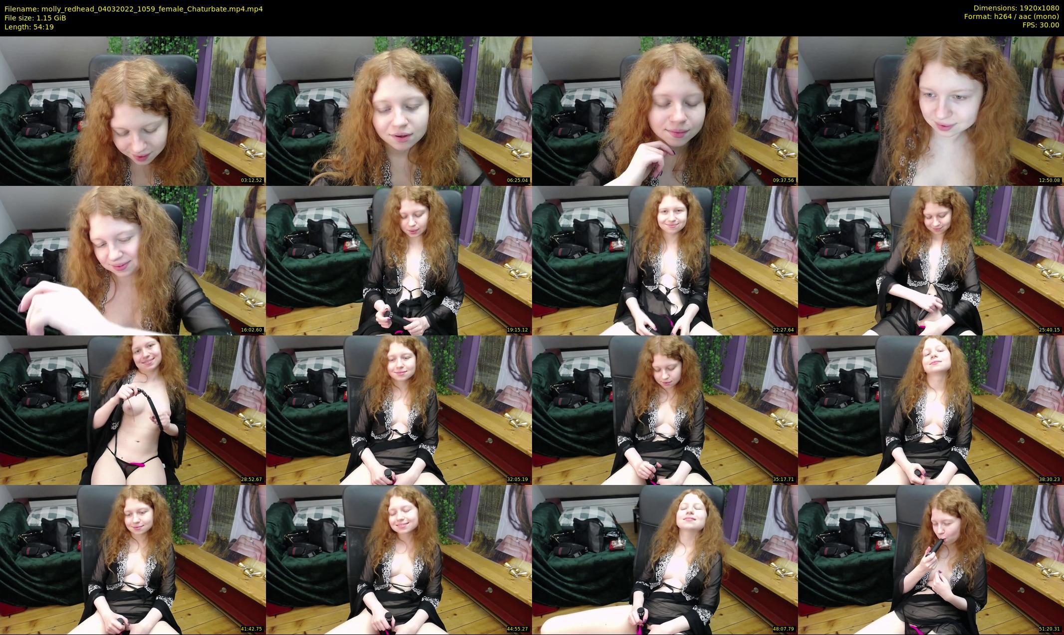 molly_redhead — 55 minute Chaturbate female cam show recording, 1080p, Mar 4, 2022