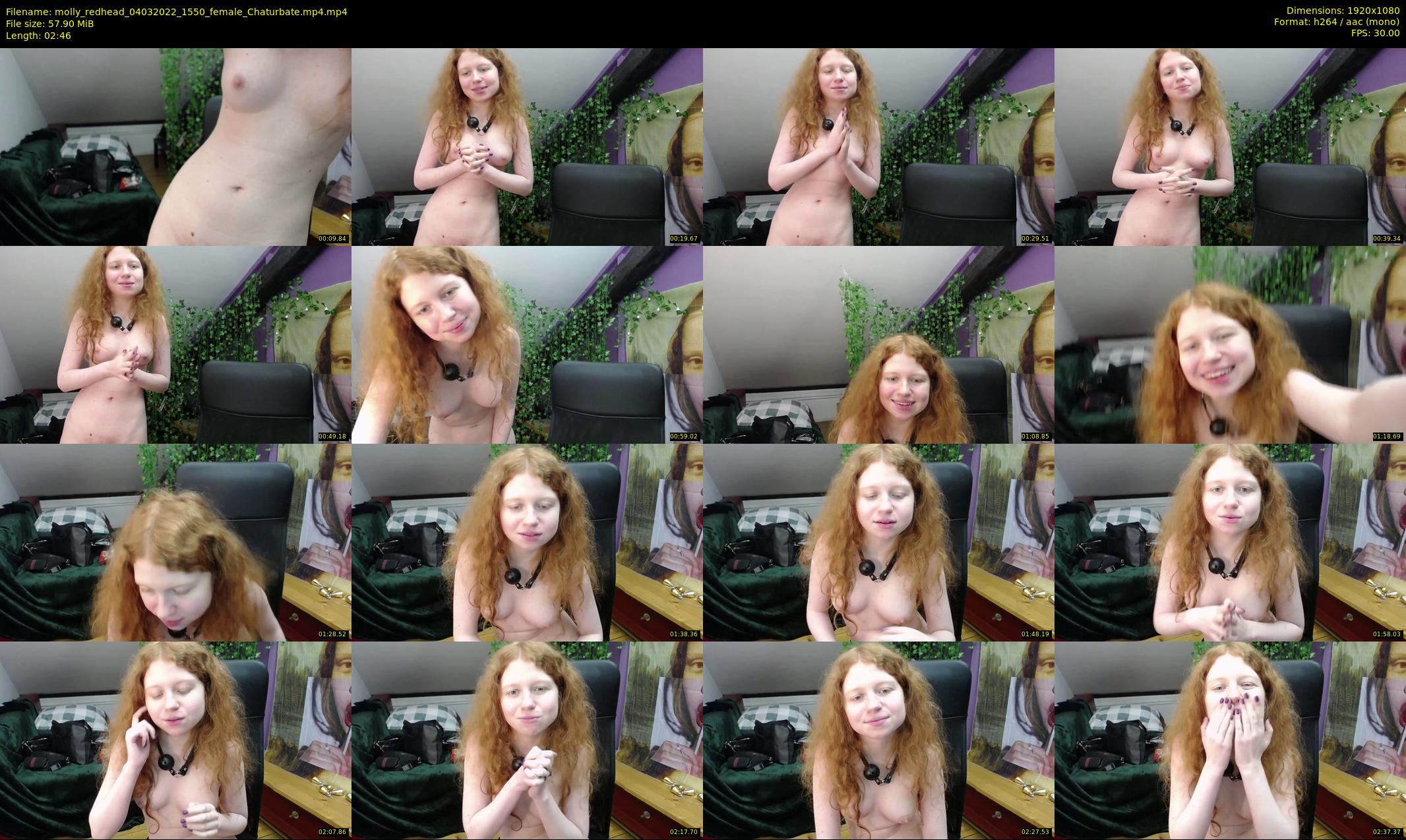 molly_redhead — 3 minute Chaturbate female cam show recording, 1080p, Mar 4, 2022